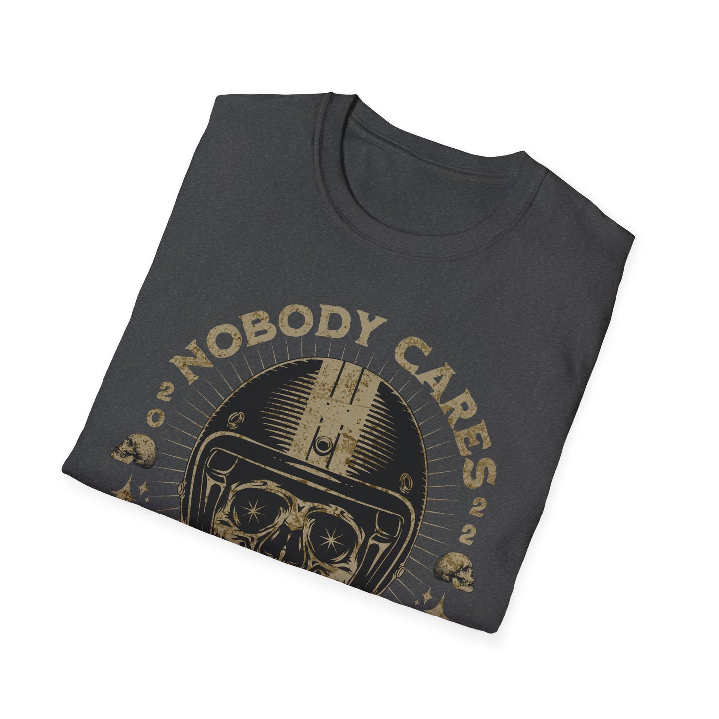 Nobody Cares, Work Harder Vintage Design Motorcycle T-Shirt