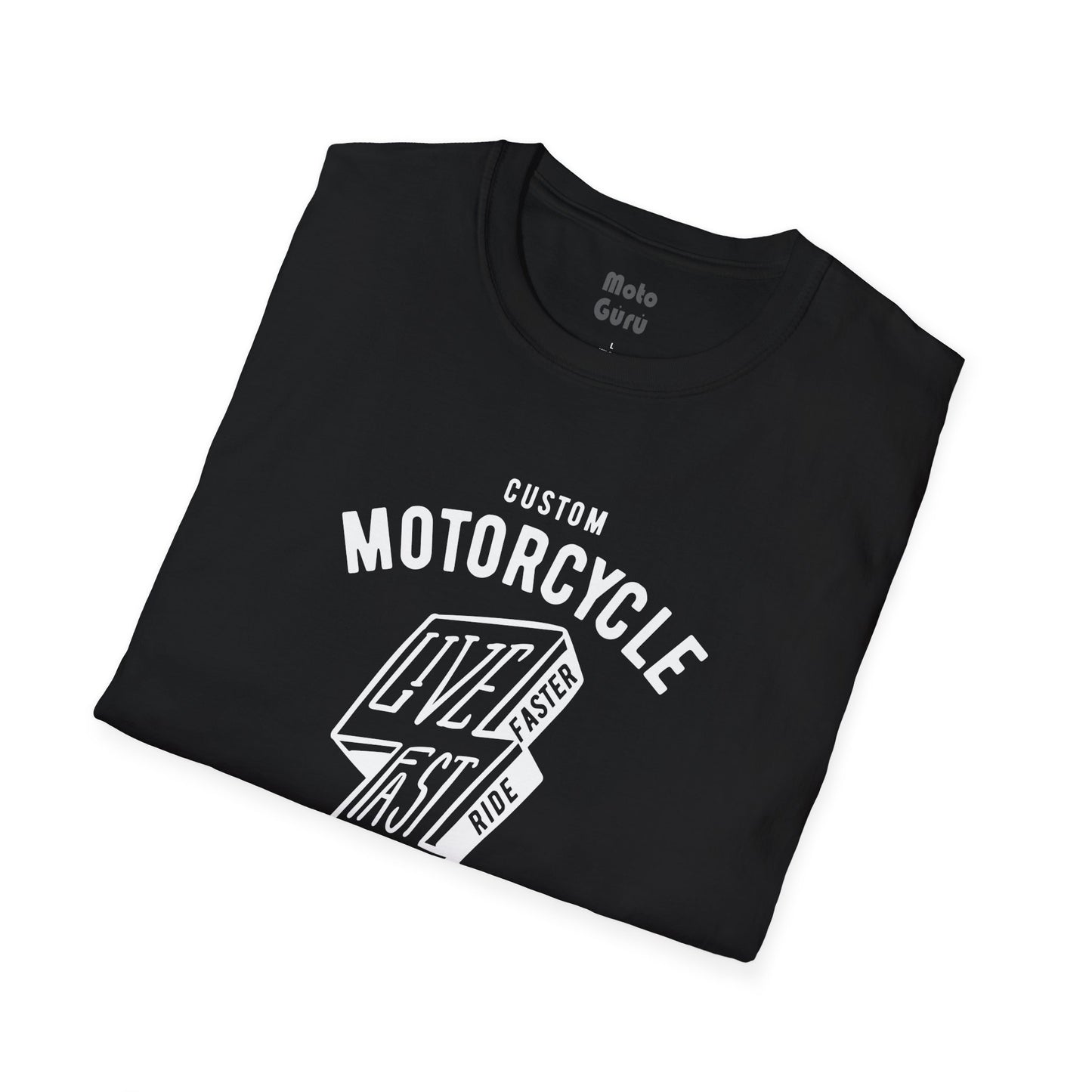 Motorcycle Lightning Bolt Vintage Design Motorcycle T-shirt