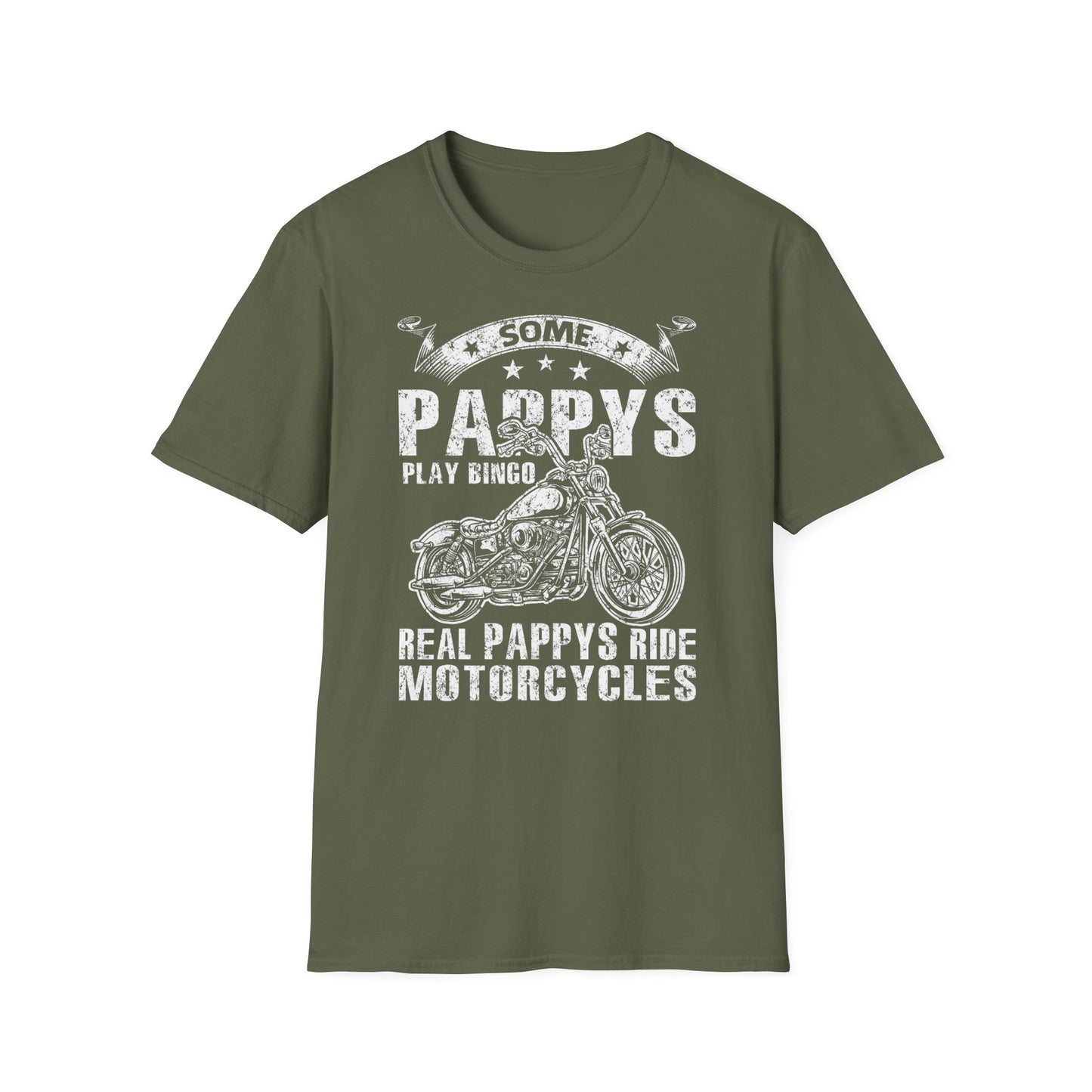 Som Pappy's play Bingo Vintage Design Motorcycle T-Shirt