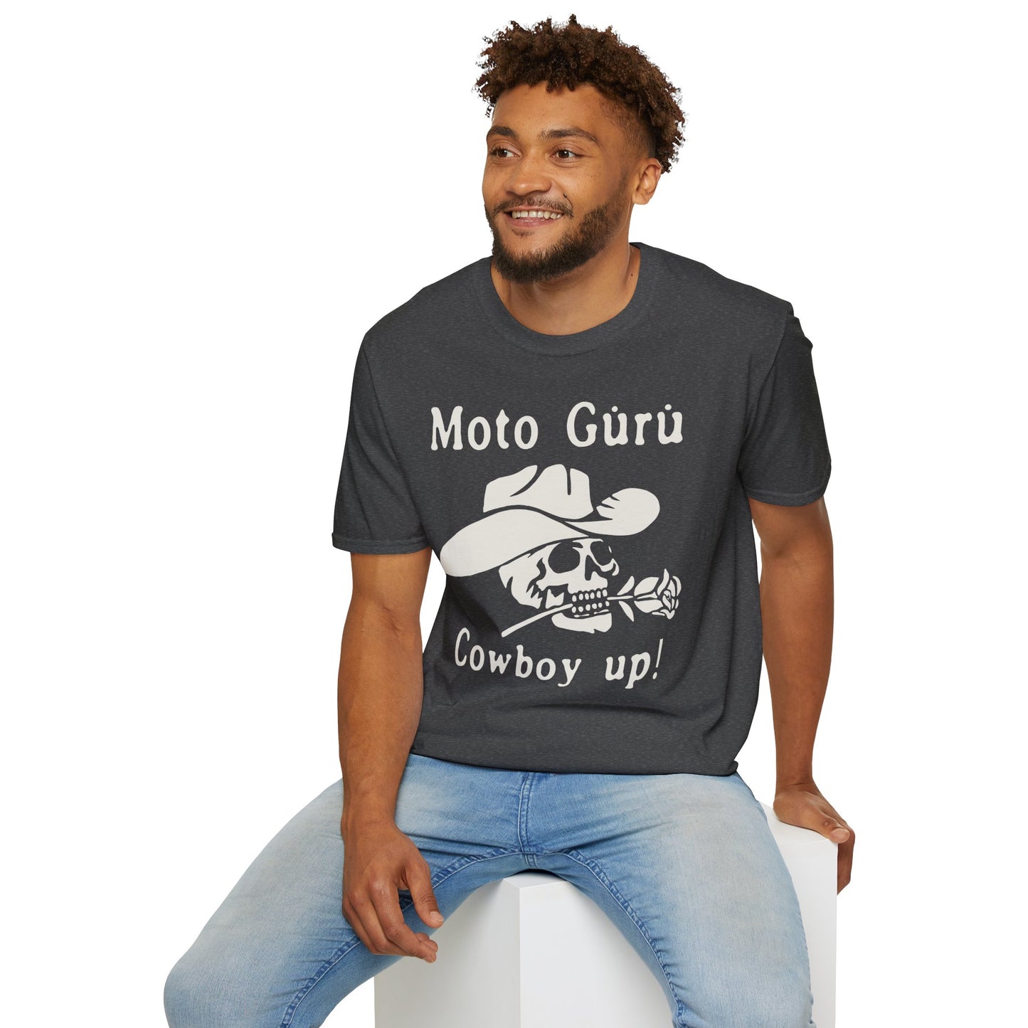 Cowboy up! Vintage Design Motorcycle T-Shirt