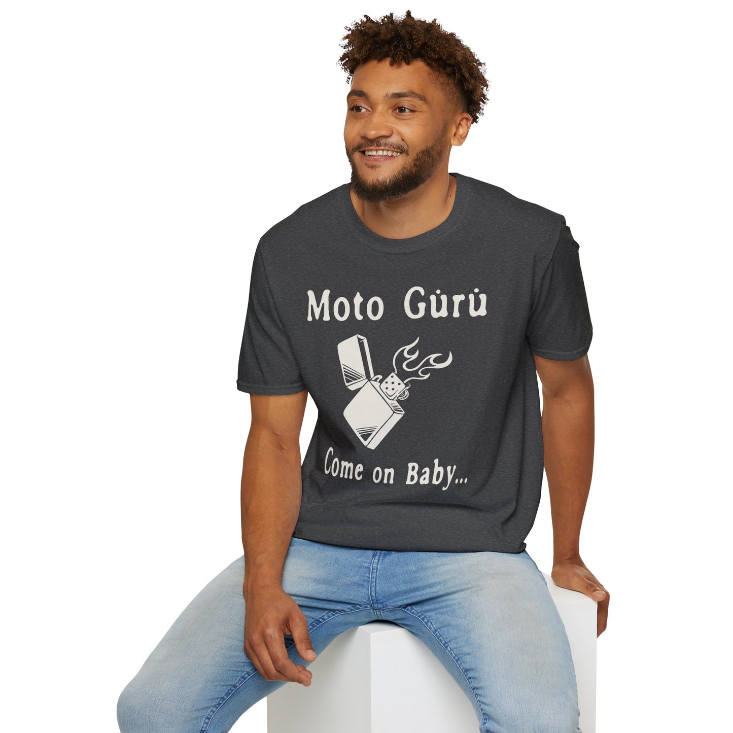 Come on Baby Light my Fire Vintage Design Motorcycle T-Shirt