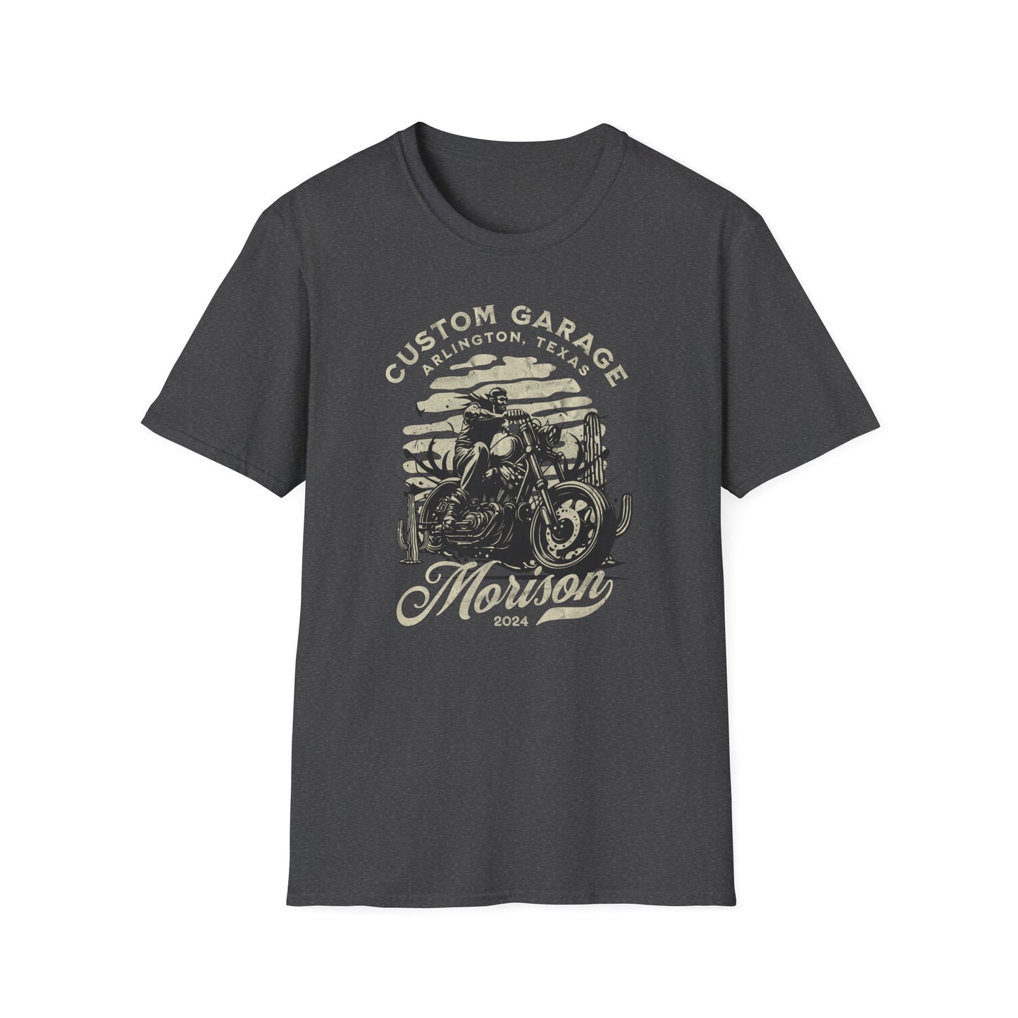 Custom Garage Vintage Design Motorcycle T-Shirt