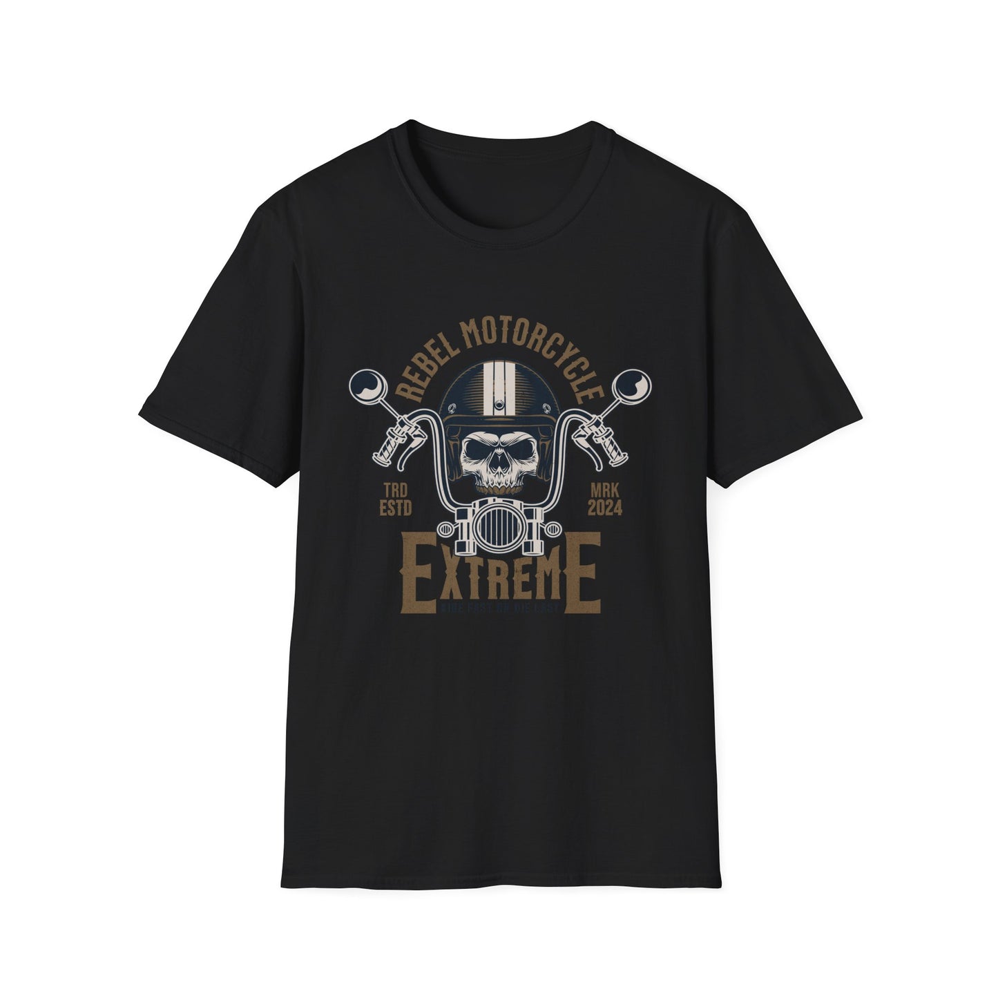 Rebel Motorcycle Vintage Design Biker T shirt