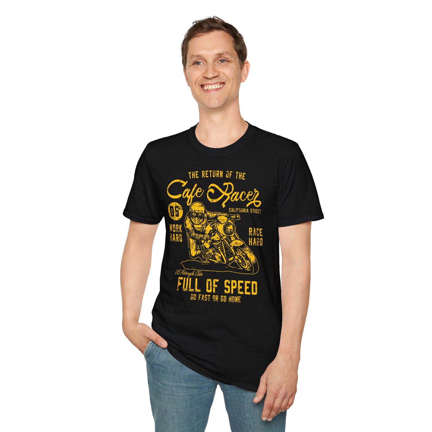 Cafe Racer Vintage Design Motorcycle T-Shirt