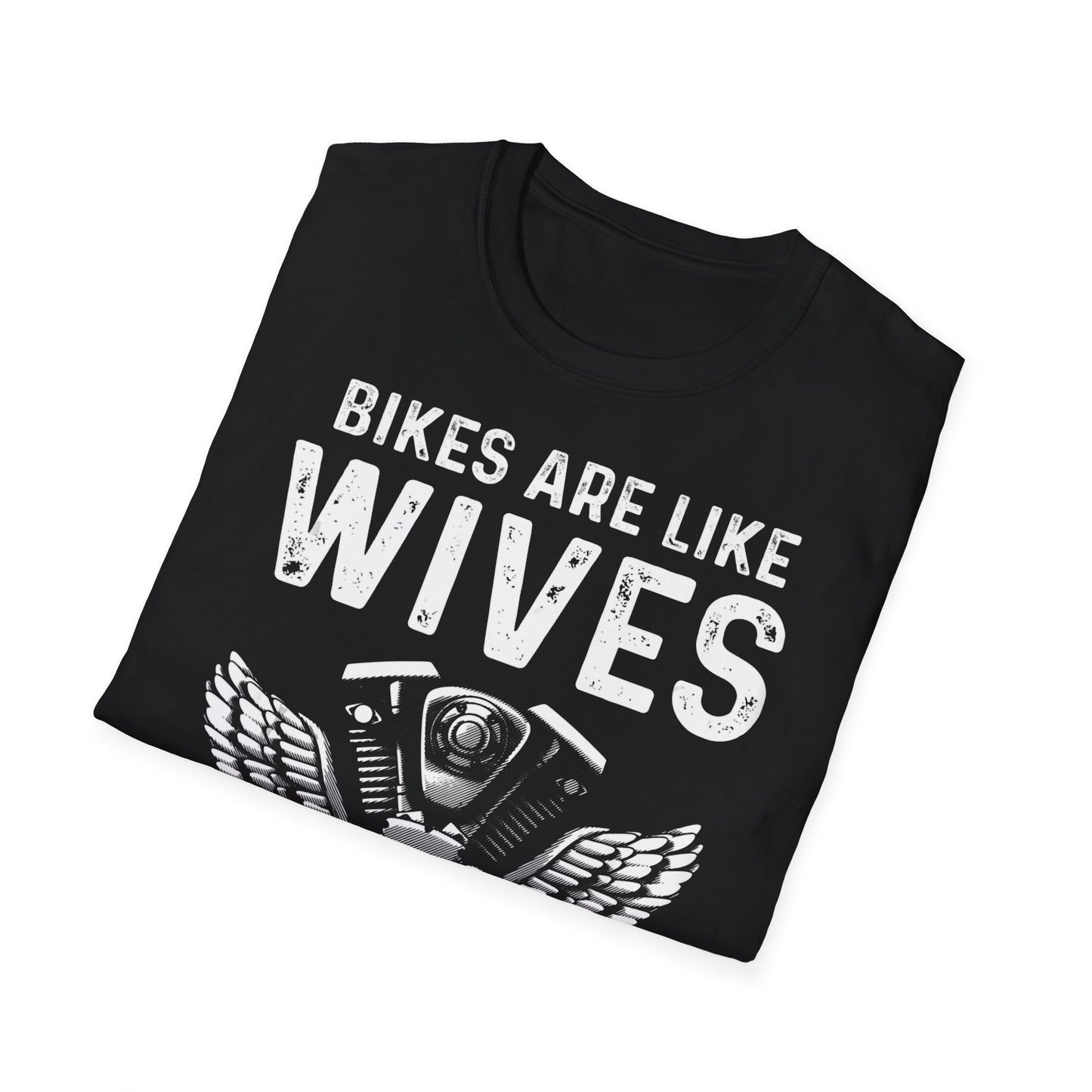 Bikes Are Like Wives Vintage Design Motorcycle T Shirt