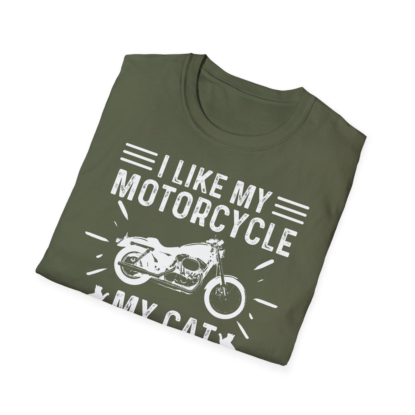 I Like My Motorcycle Vintage Design Motorcycle T-Shirt
