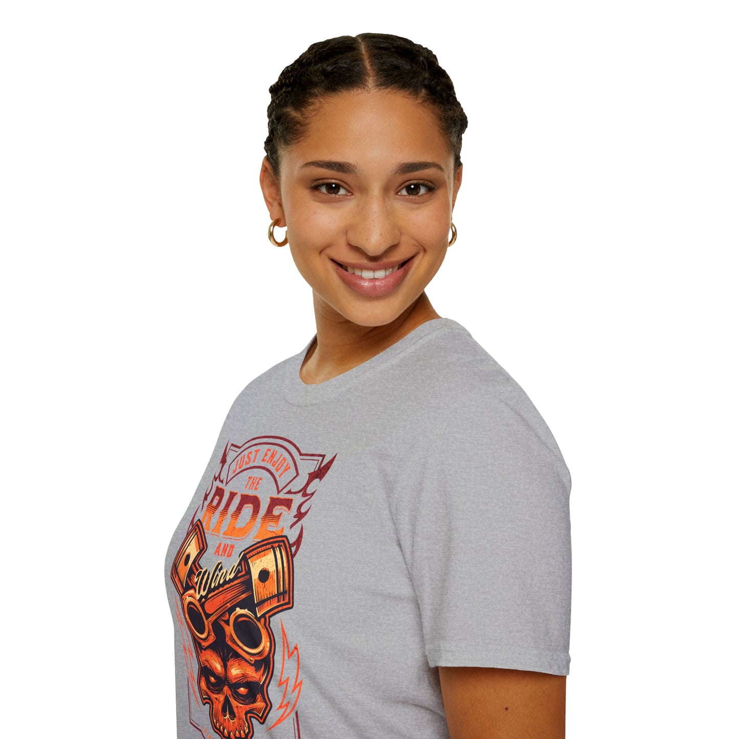 Just Enjoy the Ride Vintage Design Motorcycle T-Shirt