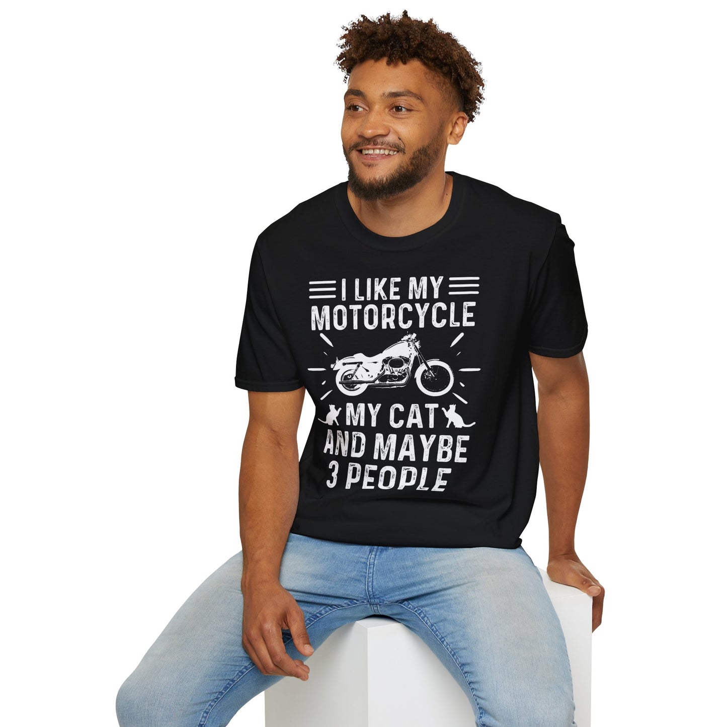 I Like My Motorcycle Vintage Design Motorcycle T-Shirt