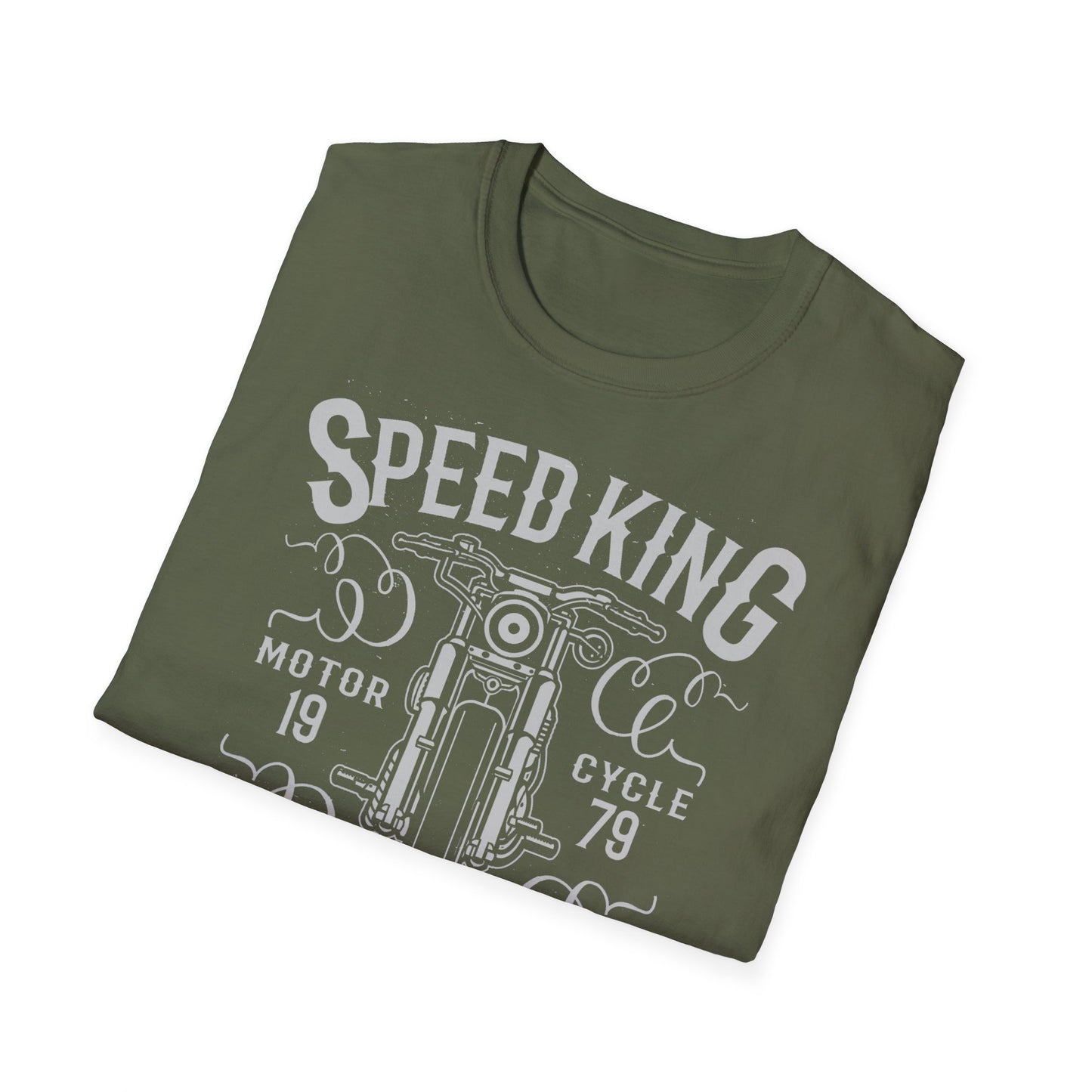 Speed King Vintage Design Motorcycle T-Shirt