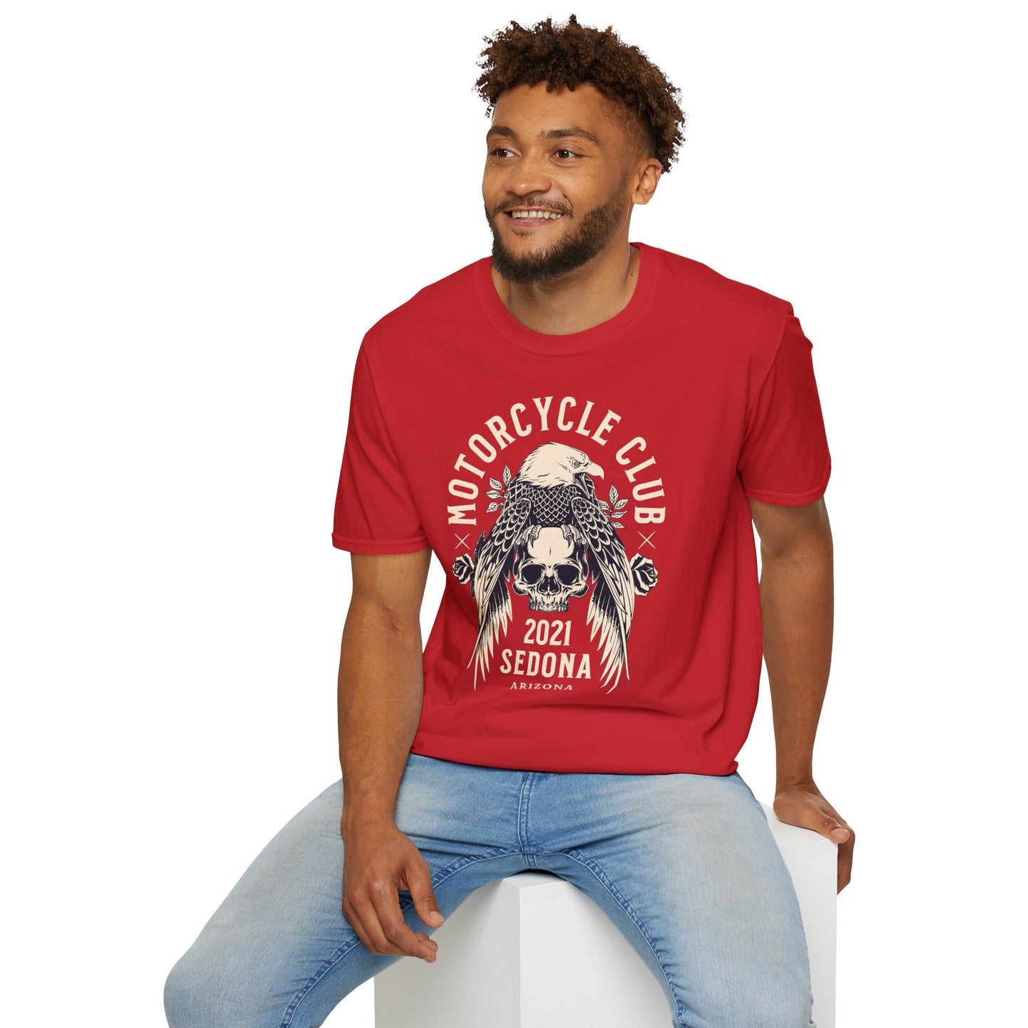 Motorcycle Club Sedona Vintage Design Motorcycle T-Shirt