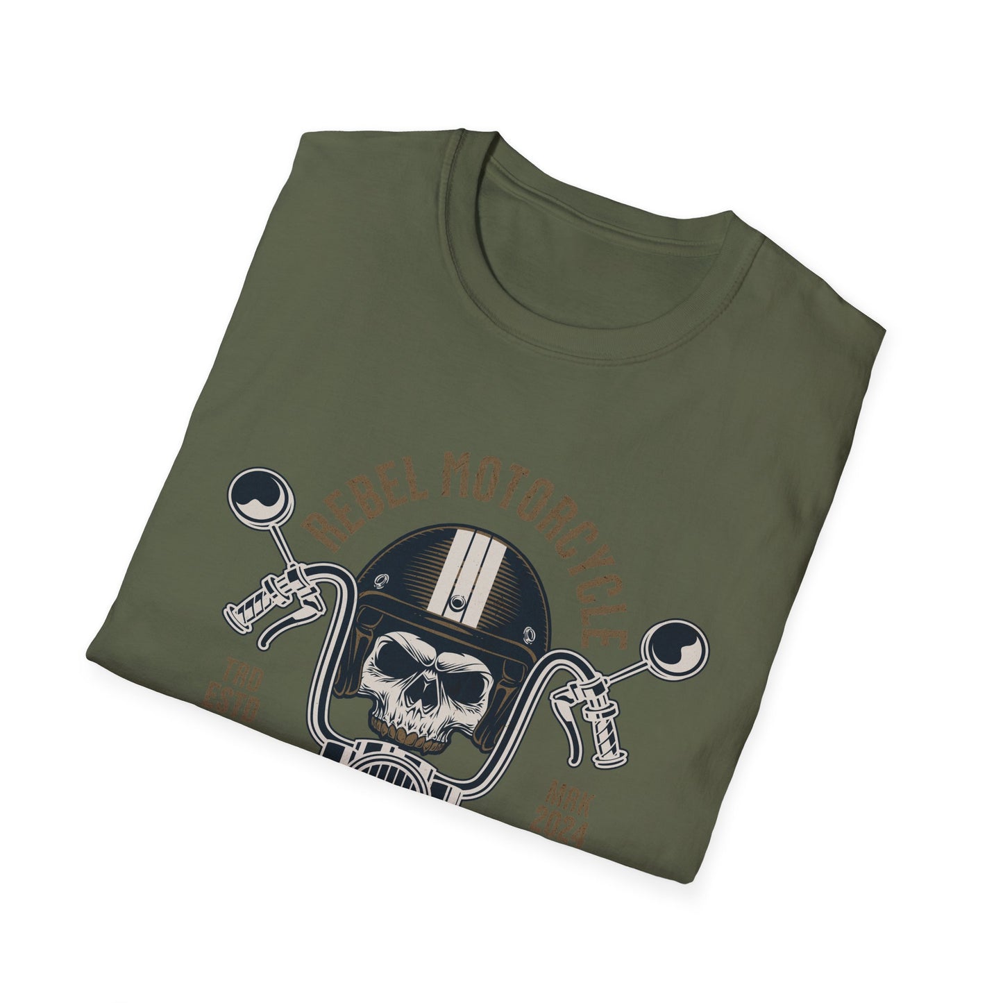 Rebel Motorcycle Vintage Design Biker T shirt