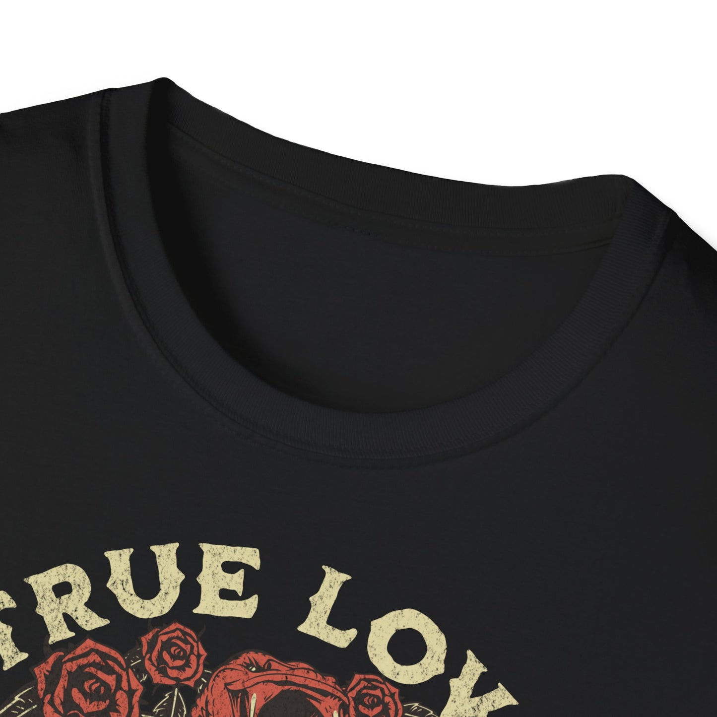 True Love Never Dies Vintage Design Biker T shirt