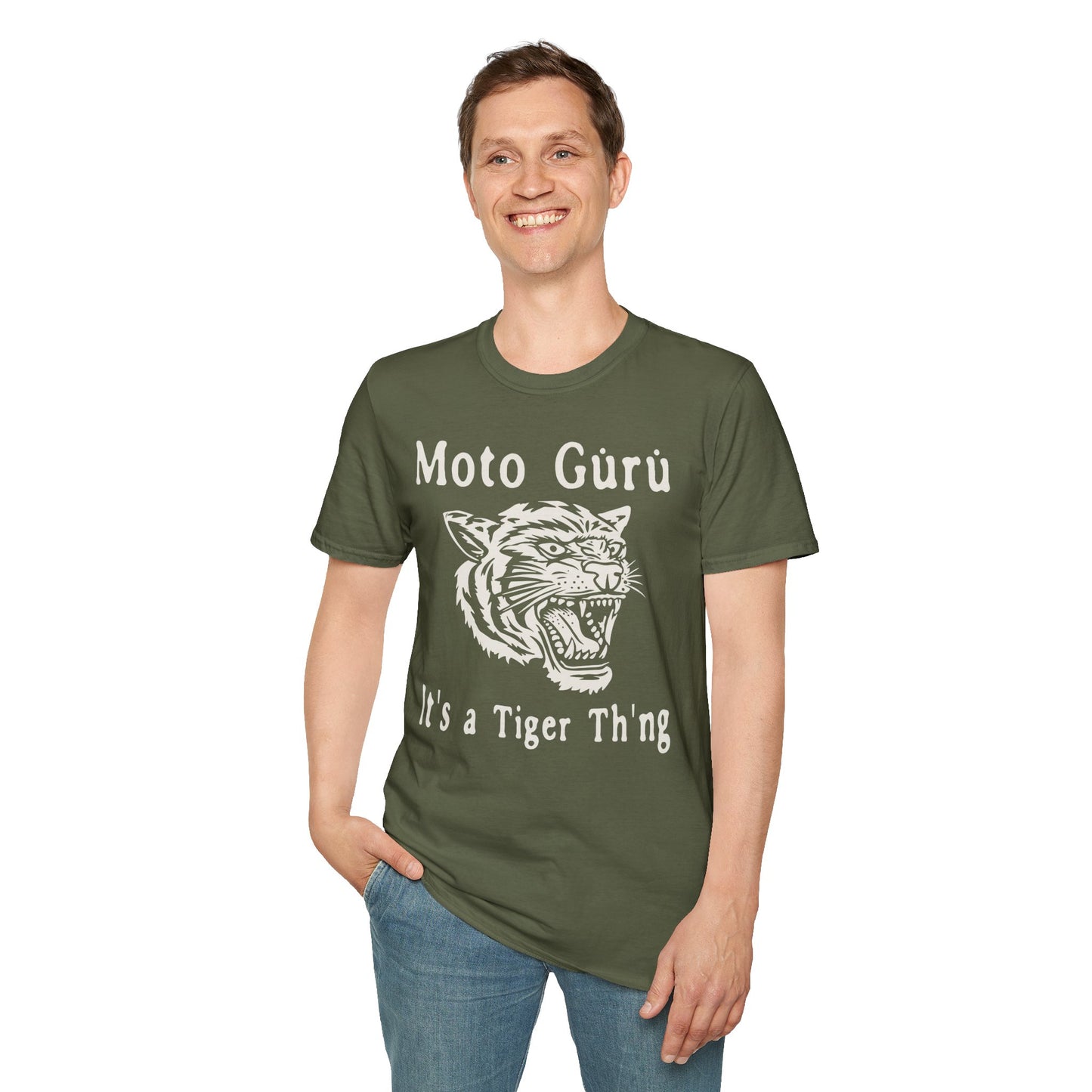 It's a Tiger Th'ng Vintage Design Motorcycle T-Shirt