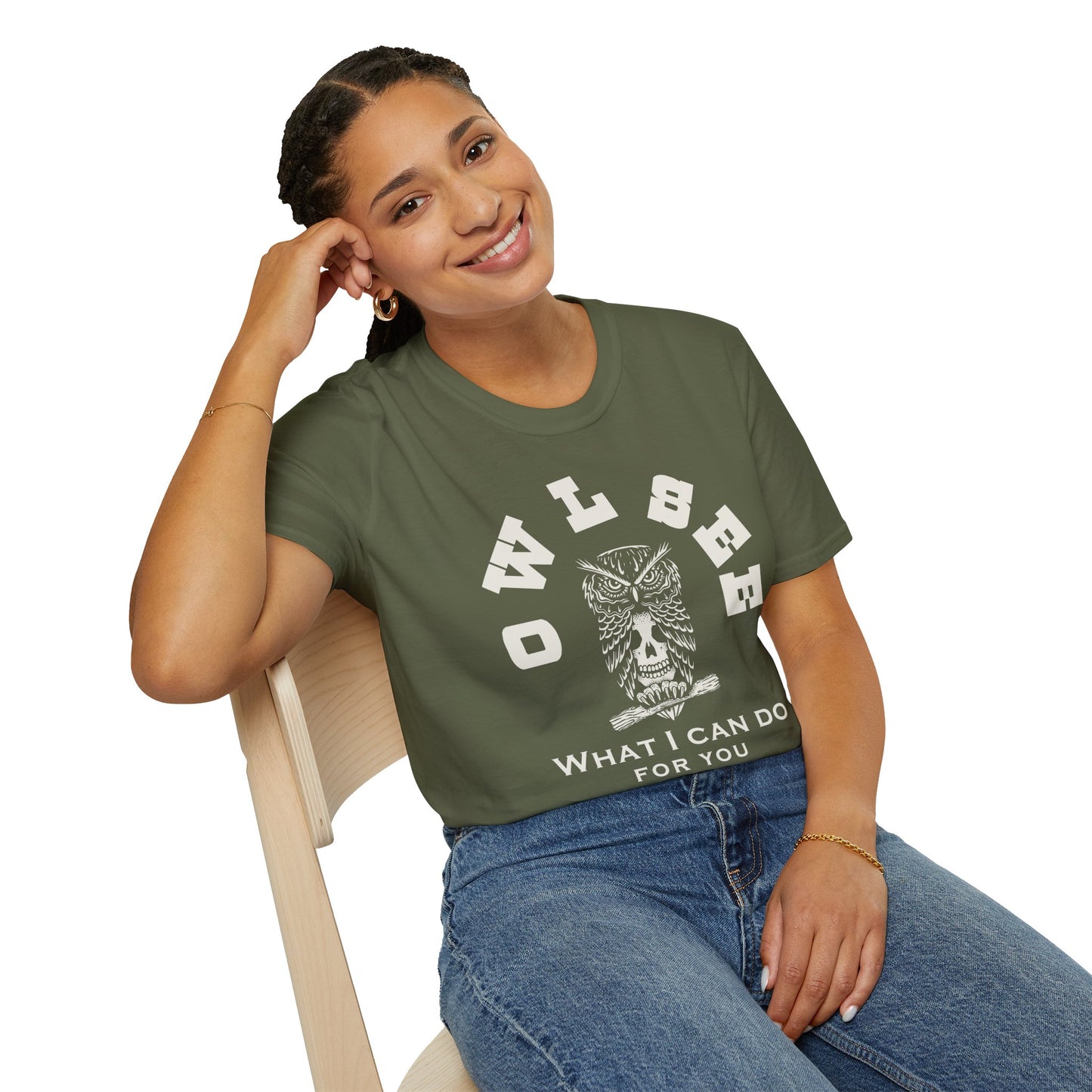 Owl See What I Can Do Vintage Design Motorcycle T-shirt