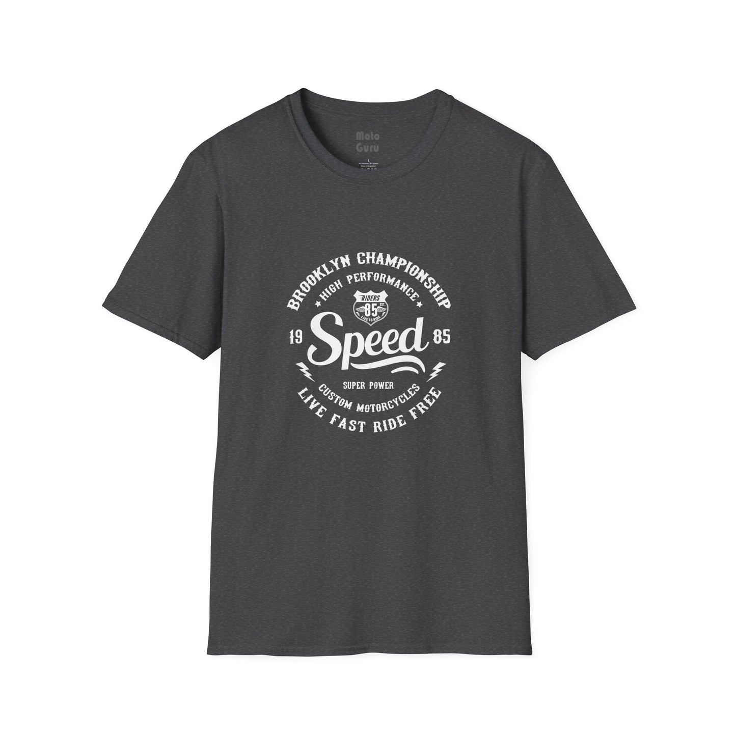 Speed Sign Vintage Design Motorcycle T-Shirt