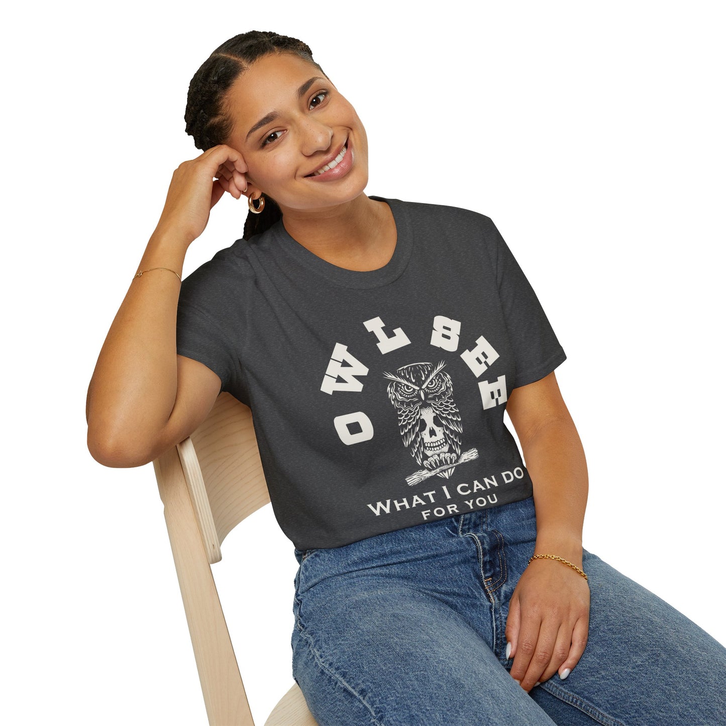 Owl See What I Can Do Vintage Design Motorcycle T-shirt