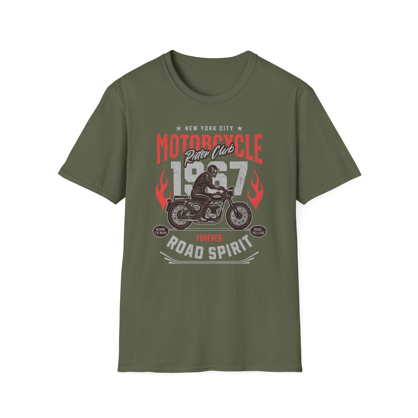 1967 Road Spirit Vintage Design Motorcycle T-Shirt