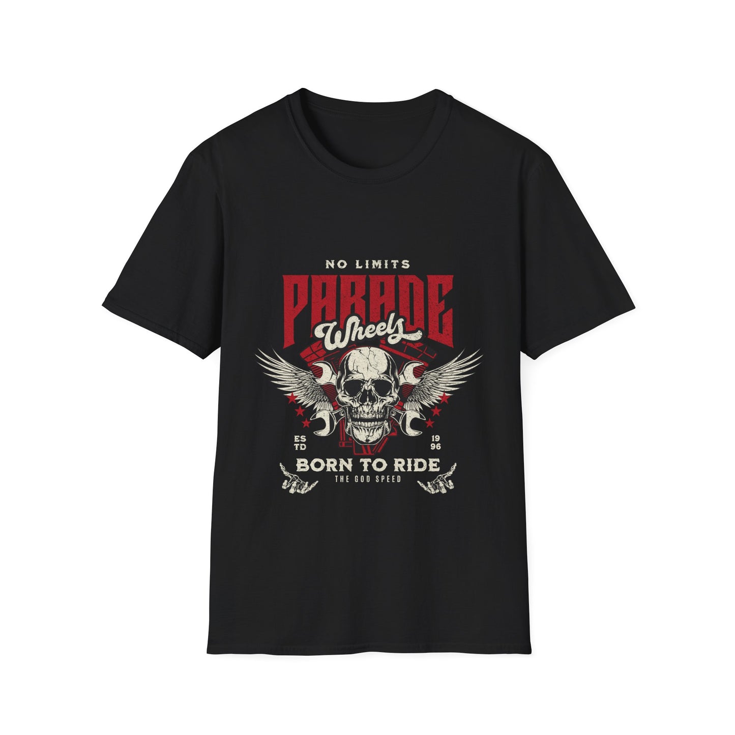 Parade Wheels Vintage Design Motorcycle T-Shirt