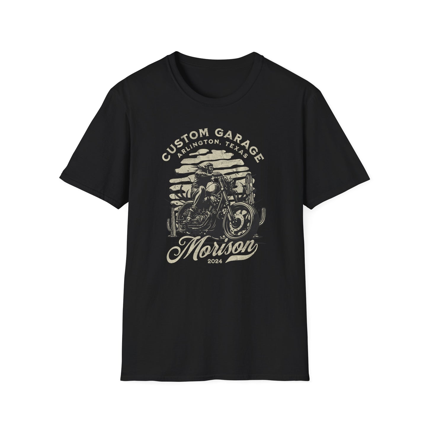 Custom Garage Vintage Design Motorcycle T-Shirt