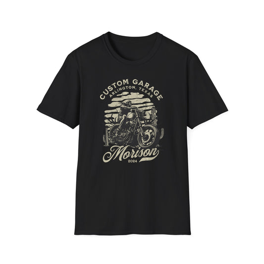 Custom Garage Vintage Design Motorcycle T-Shirt