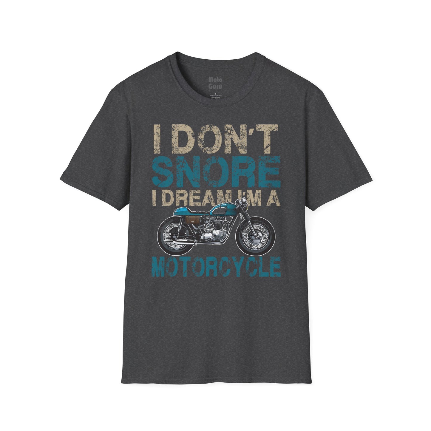 I Don't Snore Vintage Design Motorcycle T-shirt