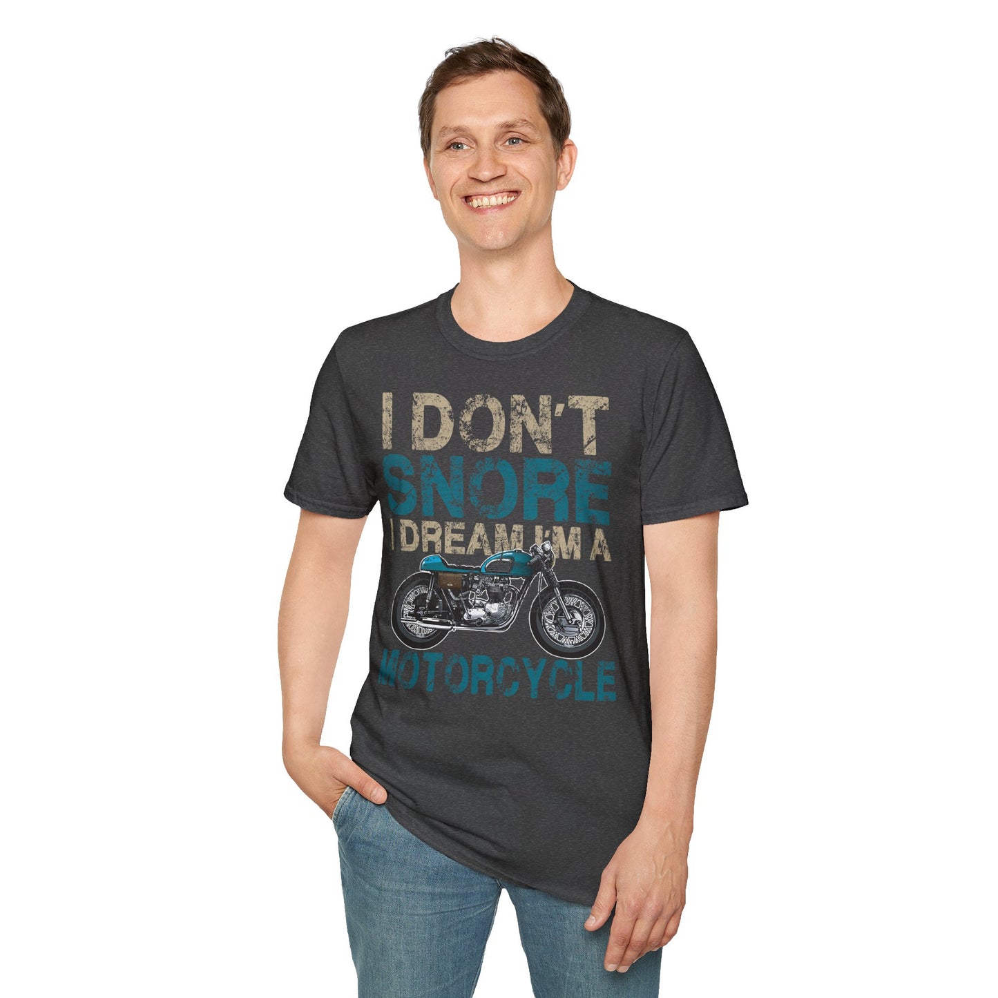 I Don't Snore Vintage Design Motorcycle T-shirt