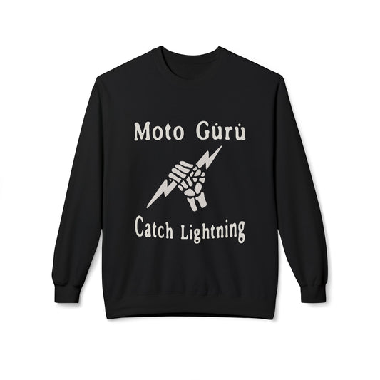 Catch Lightning Vintage Design Motorcycle Sweatshirt