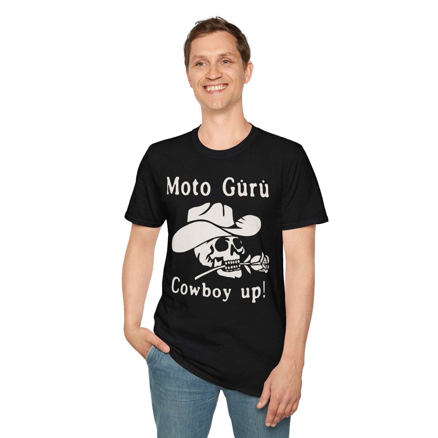 Cowboy up! Vintage Design Motorcycle T-Shirt