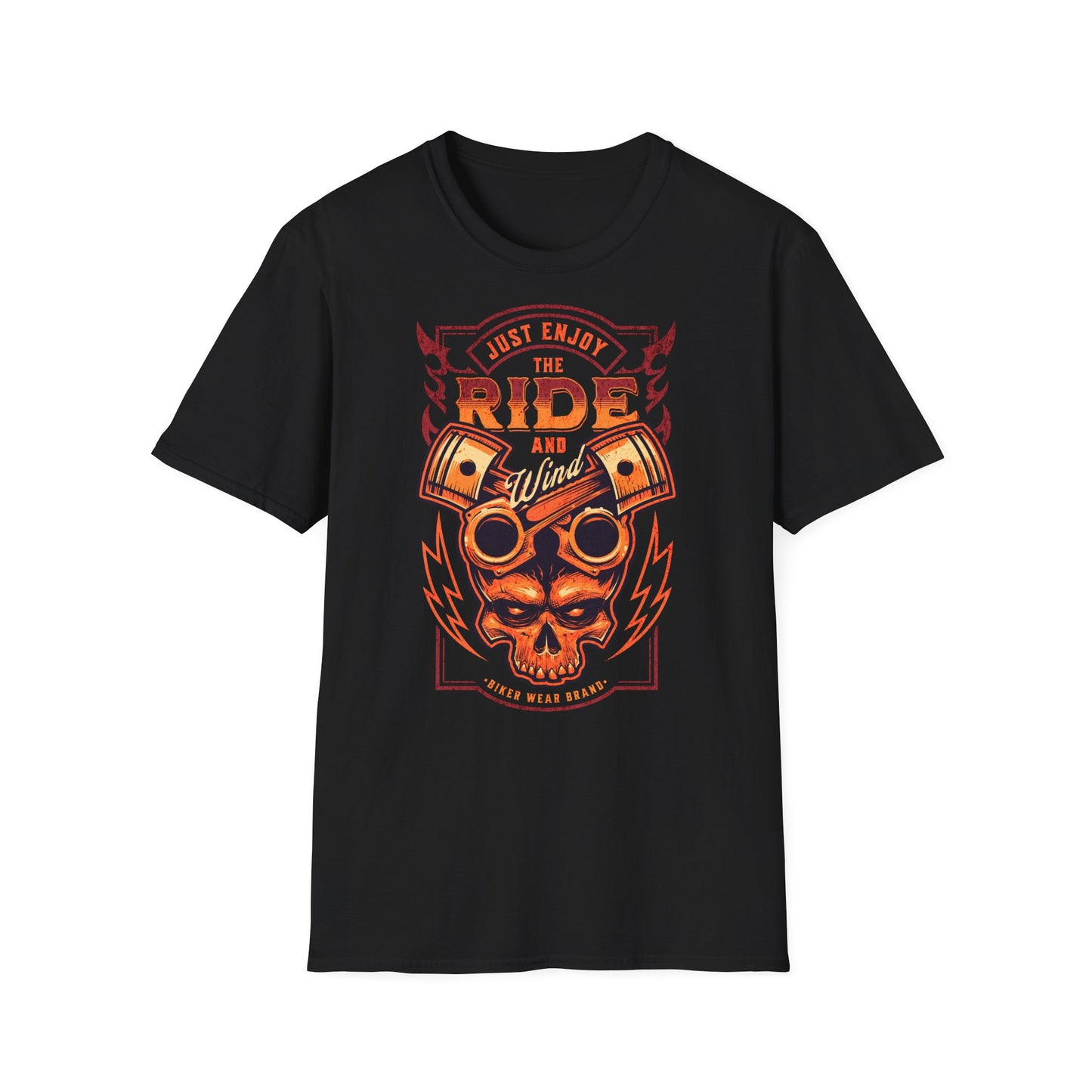Just Enjoy the Ride Vintage Design Motorcycle T-Shirt