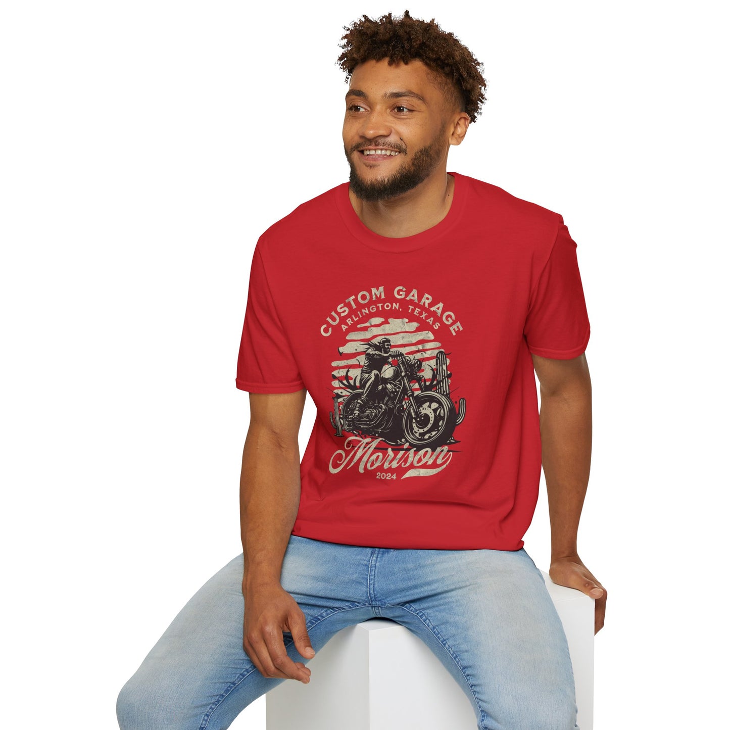 Custom Garage Vintage Design Motorcycle T-Shirt