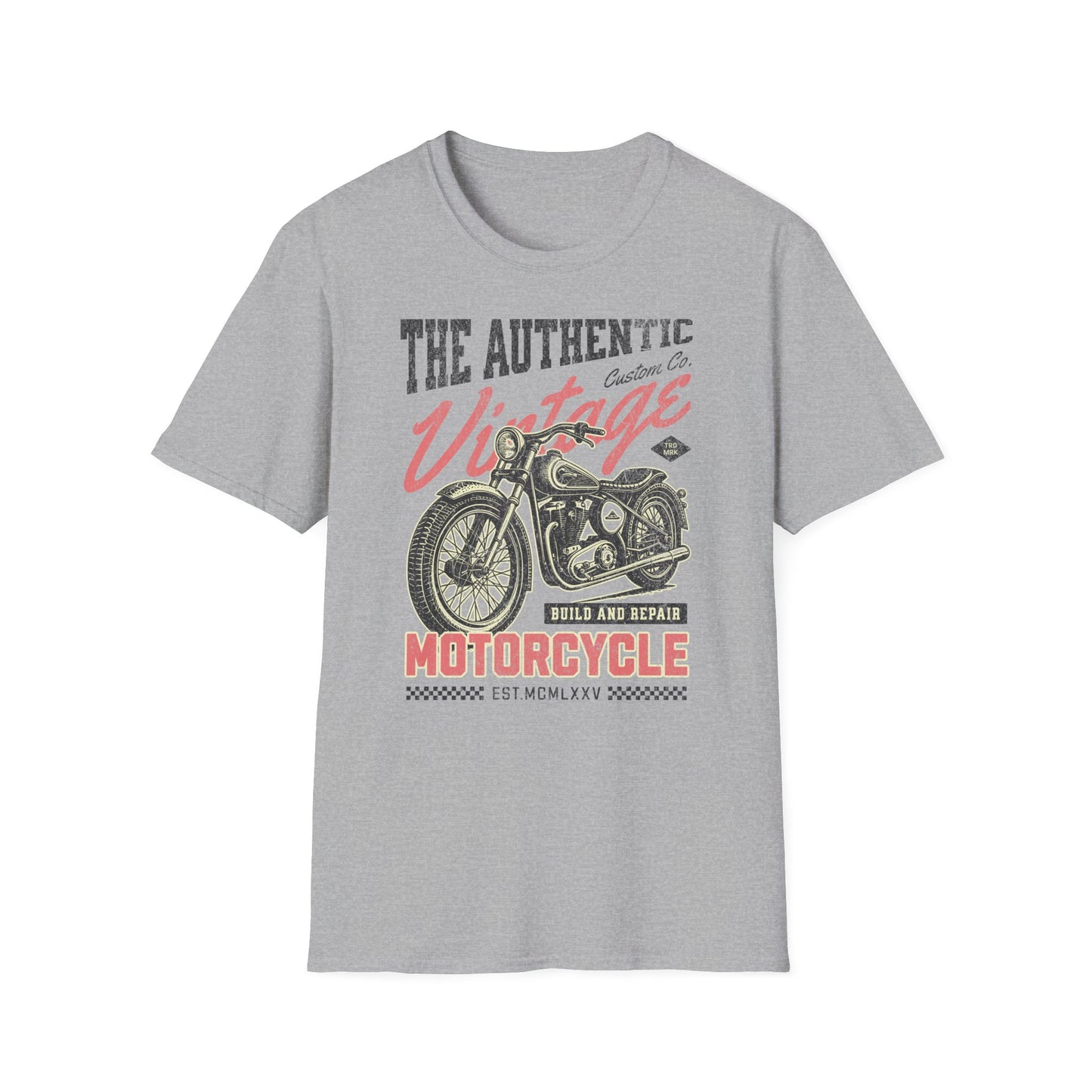 Vintage Motorcycle Vintage Design Biker T shirt