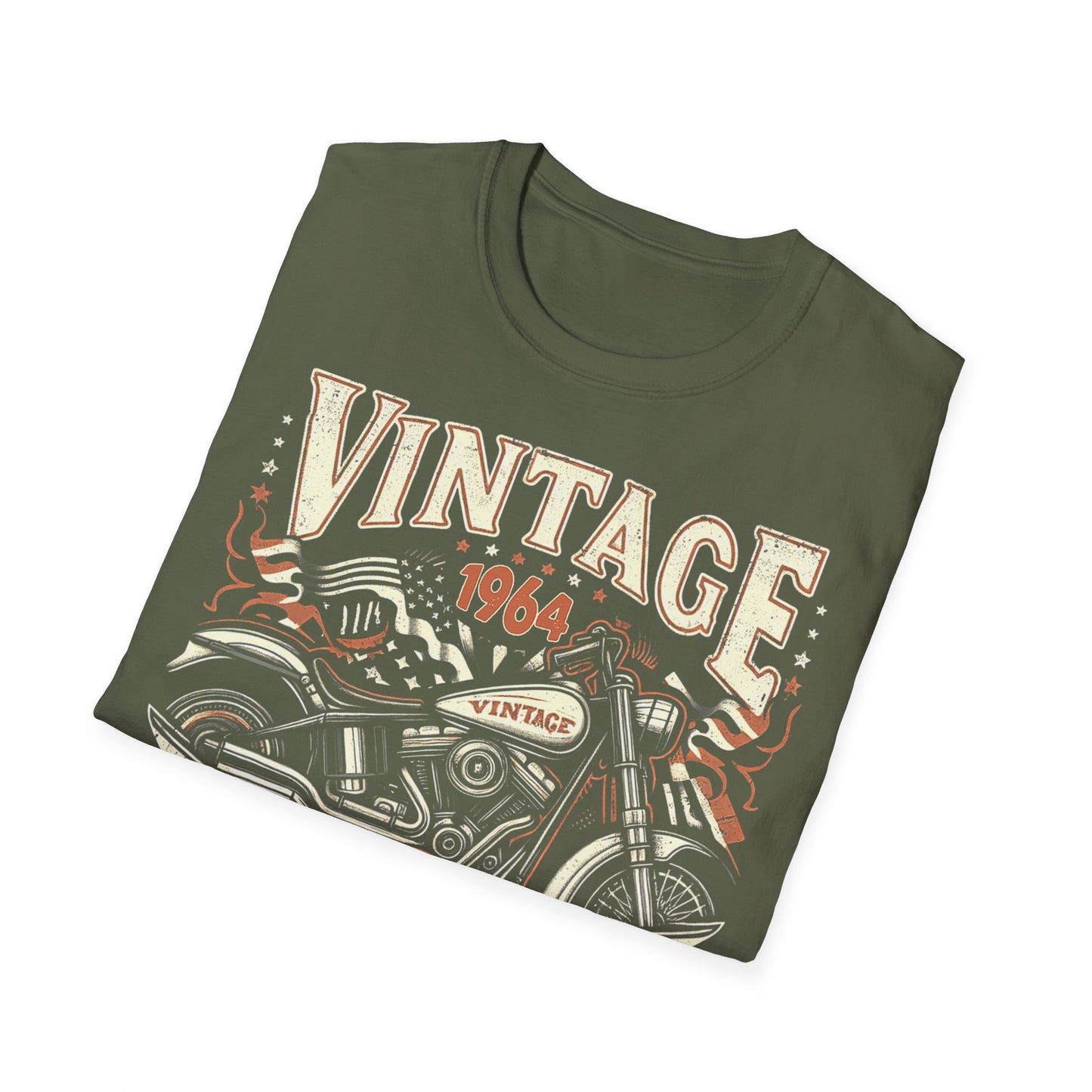 Vintage 1964 Vintage Design Motorcycle T-Shirt