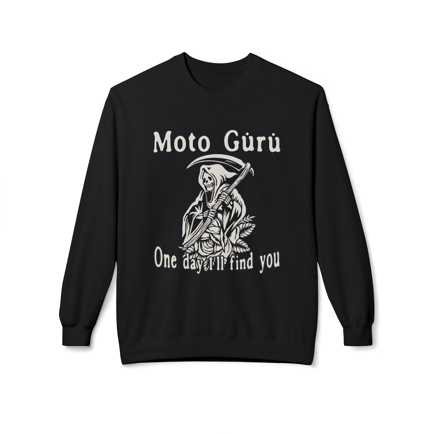 One Day I'll Find You Vintage Design Motorcycle Sweatshirt