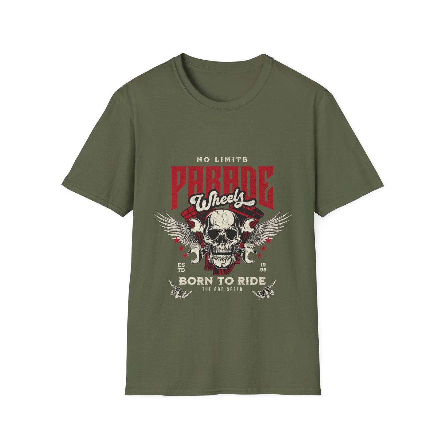 Parade Wheels Vintage Design Motorcycle T-Shirt