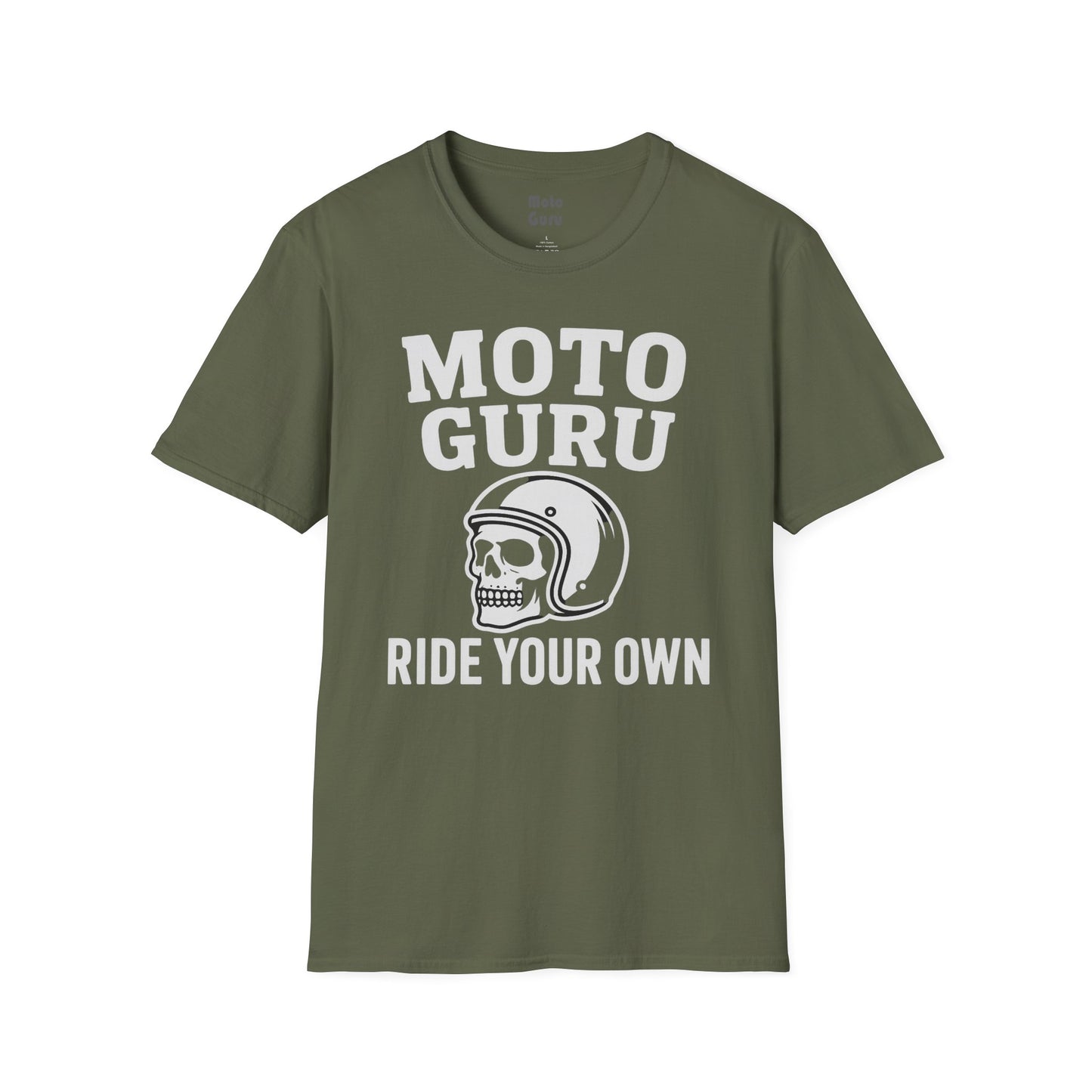 Moto Guru Ride Your Own Vintage Design Motorcycle T-Shirt