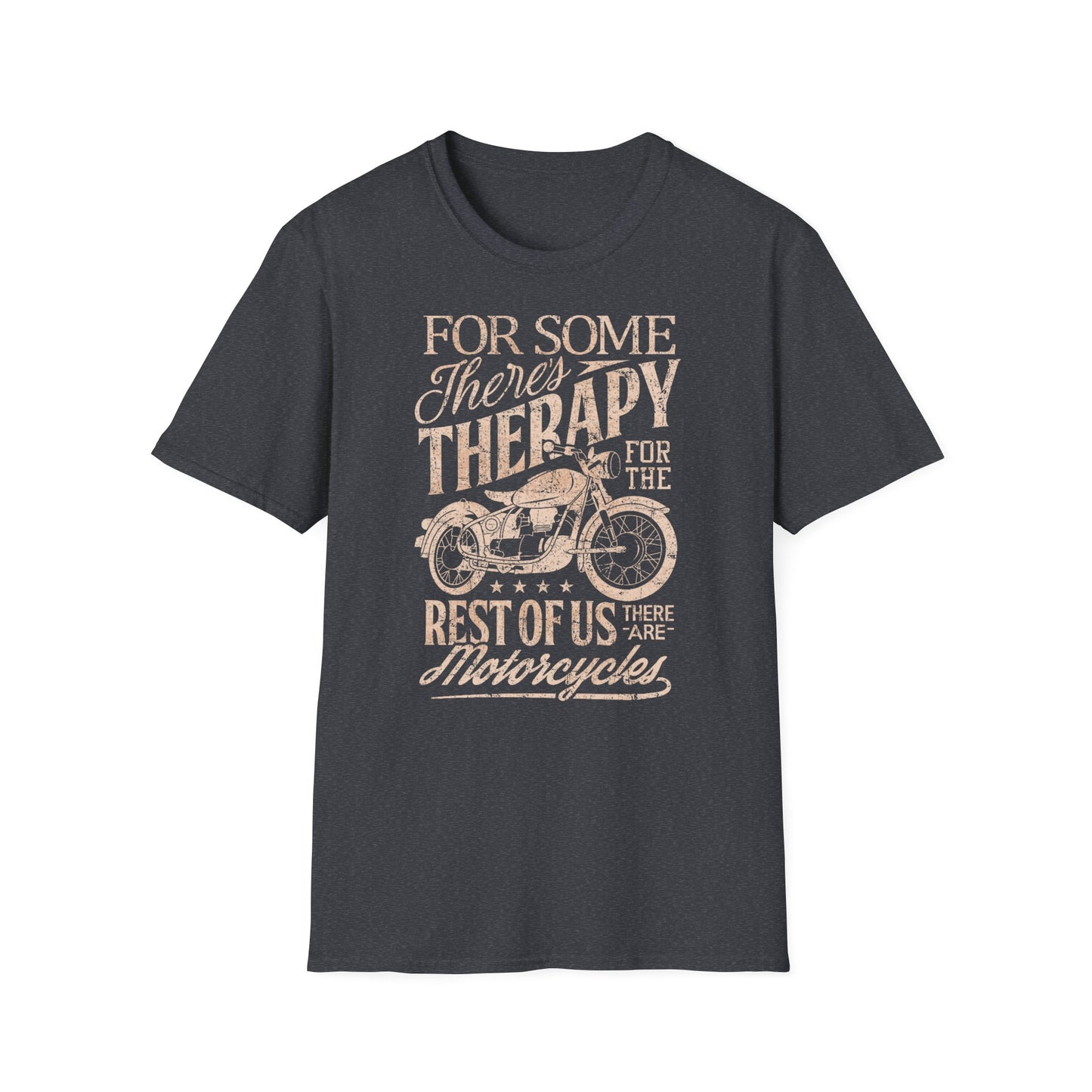 Motorcycle Therapy T-Shirt Vintage Design Motorcycle T Shirt