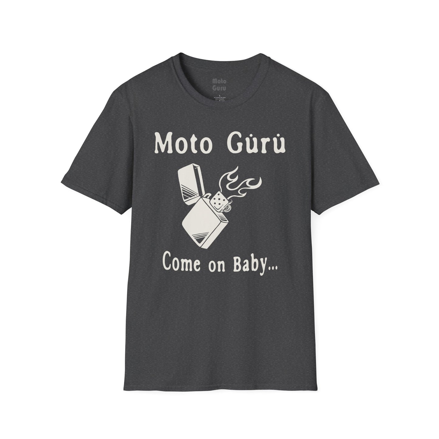 Come on Baby Light my Fire Vintage Design Motorcycle T-Shirt