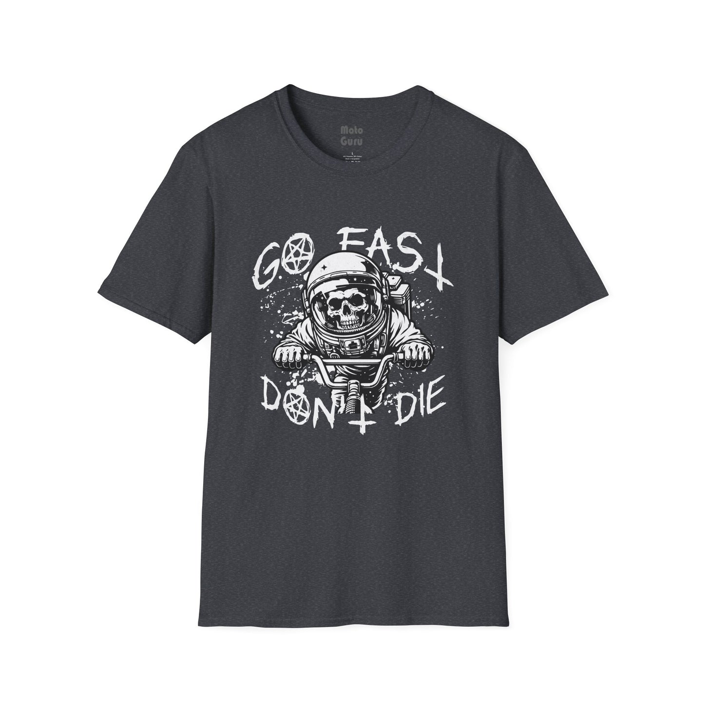 Go Fast Don't Die Vintage Design Biker T shirt