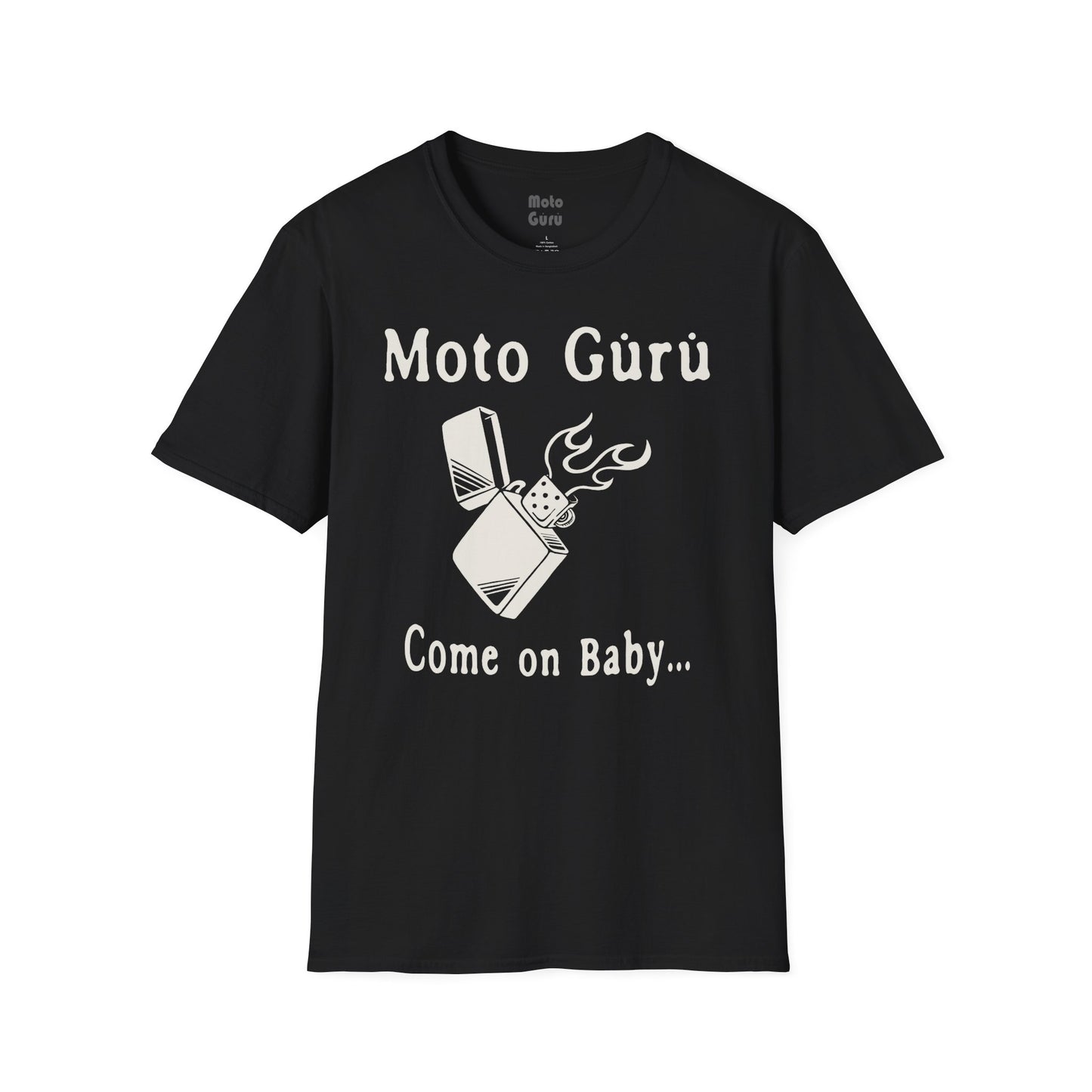 Come on Baby Light my Fire Vintage Design Motorcycle T-Shirt
