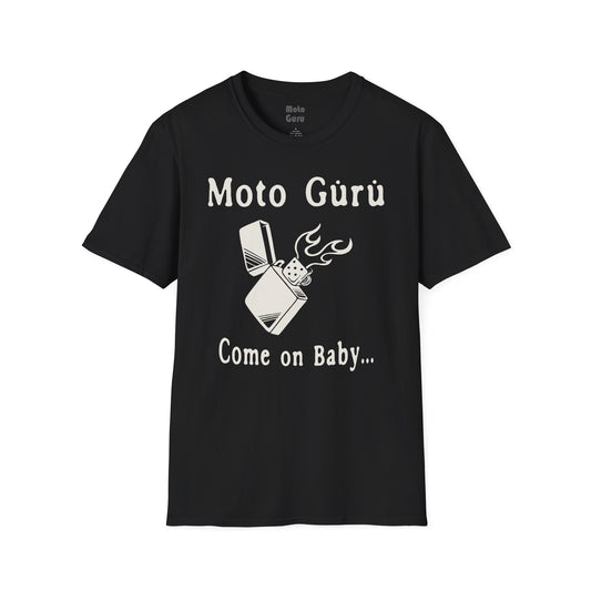 Come on Baby Light my Fire Vintage Design Motorcycle T-Shirt