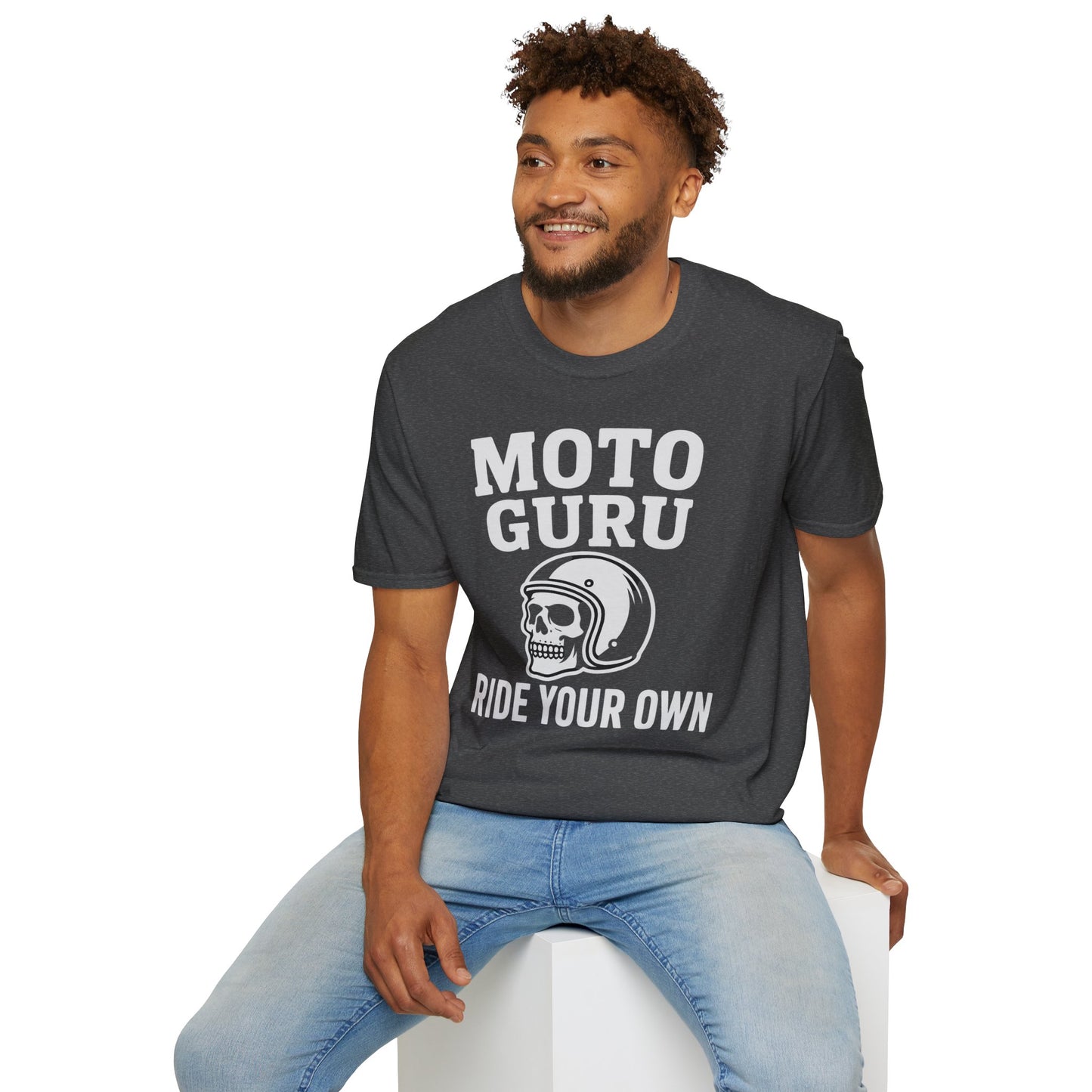 Moto Guru Ride Your Own Vintage Design Motorcycle T-Shirt