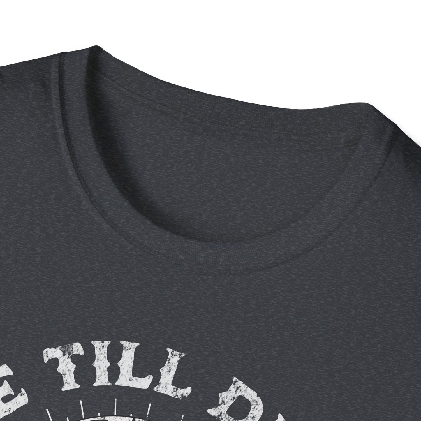 Ride Till Death Vintage Design Biker T shirt