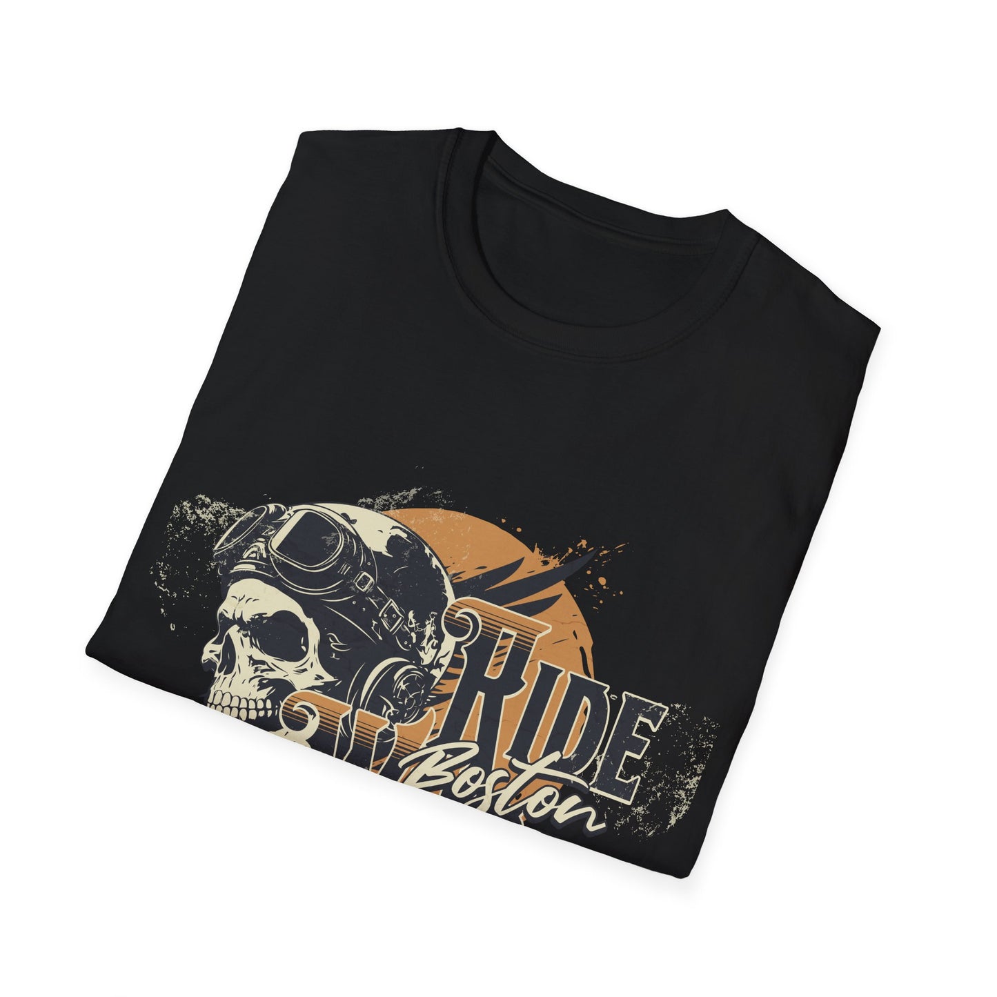 Wild Ride Skull Vintage Design Biker T shirt