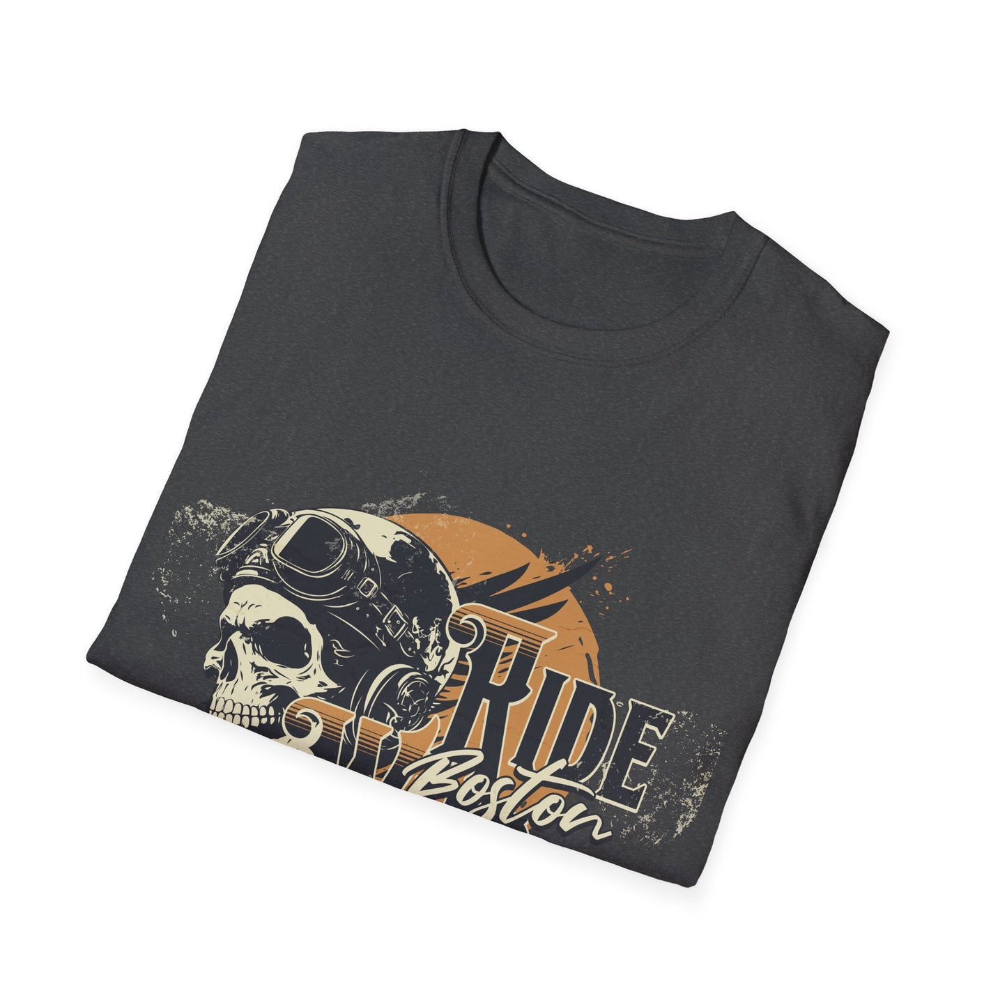 Wild Ride Skull Vintage Design Biker T shirt