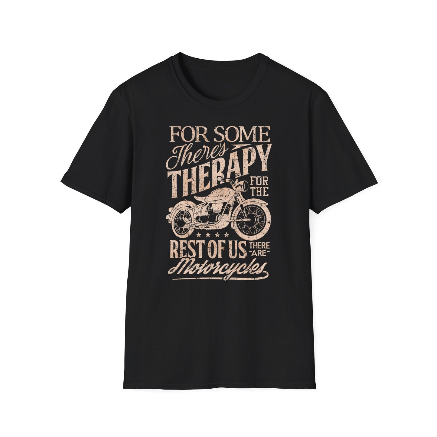 Motorcycle Therapy T-Shirt Vintage Design Motorcycle T Shirt