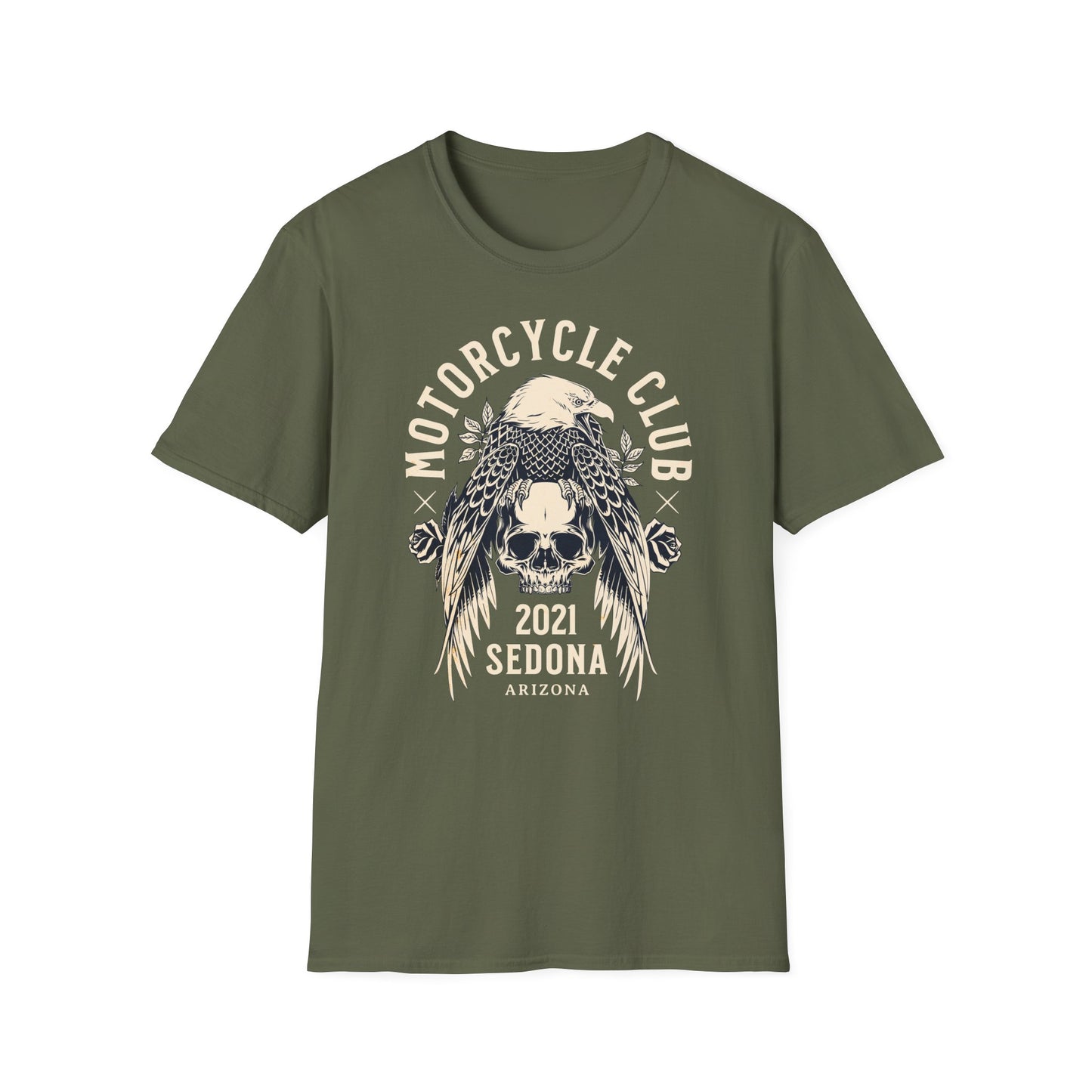 Motorcycle Club Sedona Vintage Design Motorcycle T-Shirt