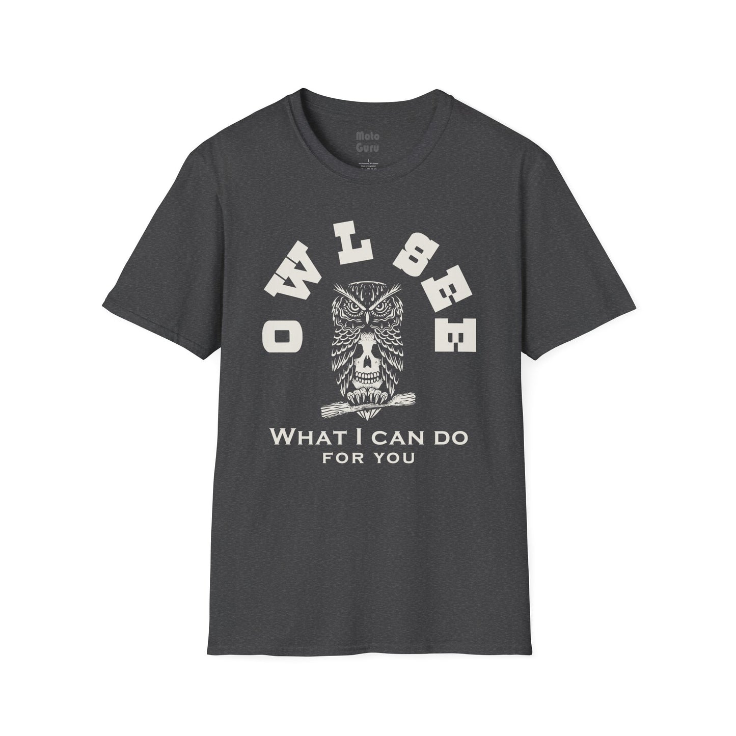 Owl See What I Can Do Vintage Design Motorcycle T-shirt