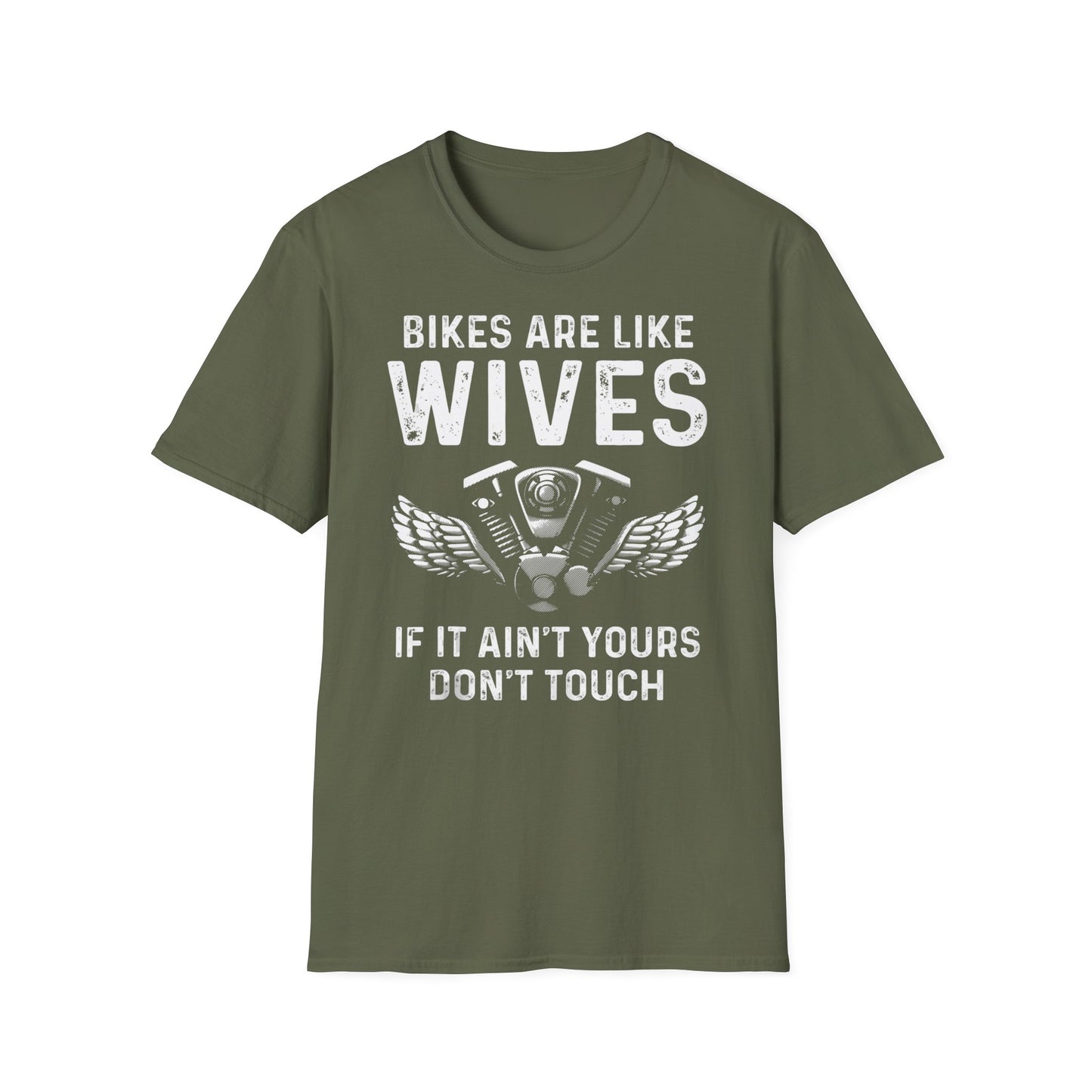 Bikes Are Like Wives Vintage Design Motorcycle T Shirt