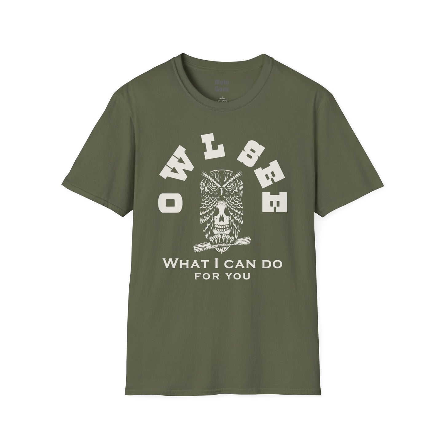 Owl See What I Can Do Vintage Design Motorcycle T-shirt