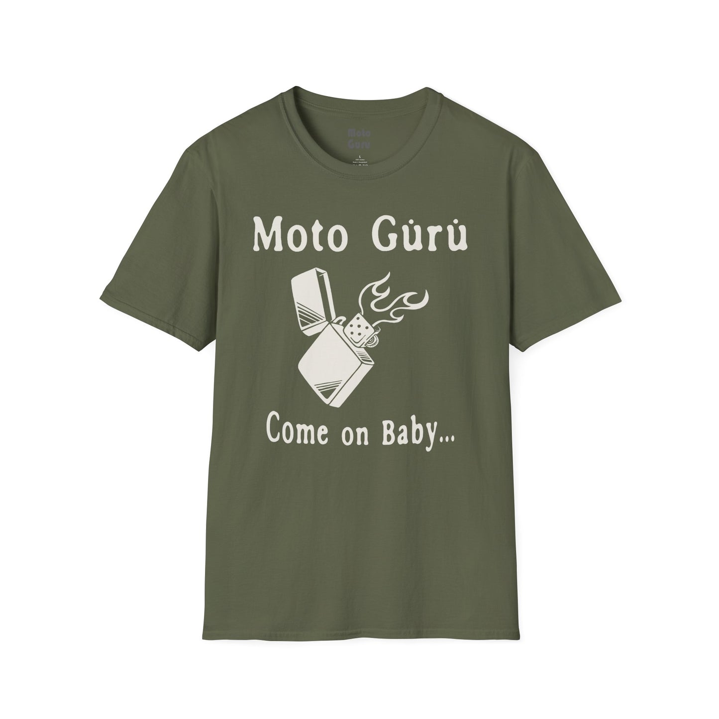 Come on Baby Light my Fire Vintage Design Motorcycle T-Shirt